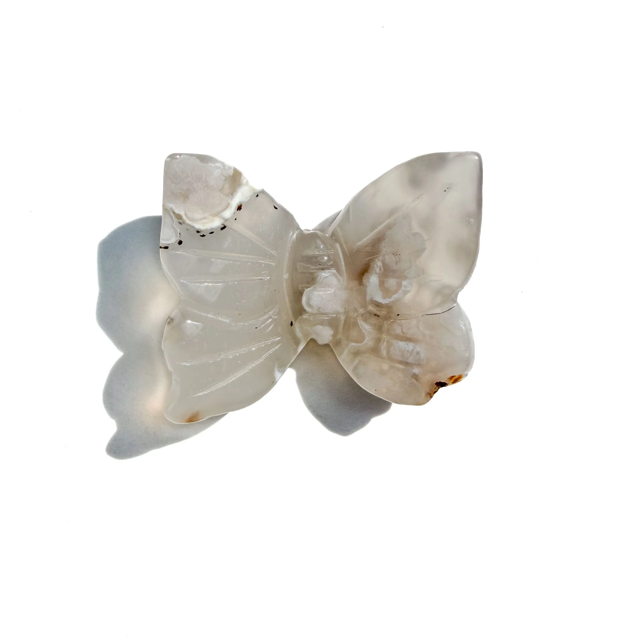 Sakura Flower Agate Crystal Butterfly — Perfectly Imperfect *sale*