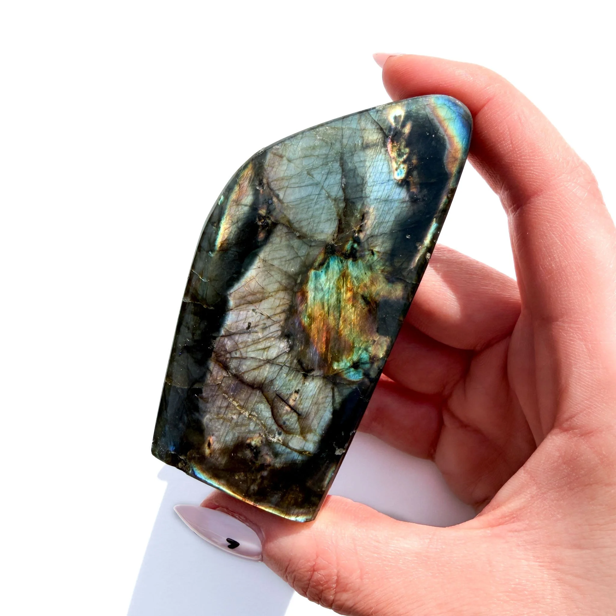 Flashy Labradorite Crystal Freeform