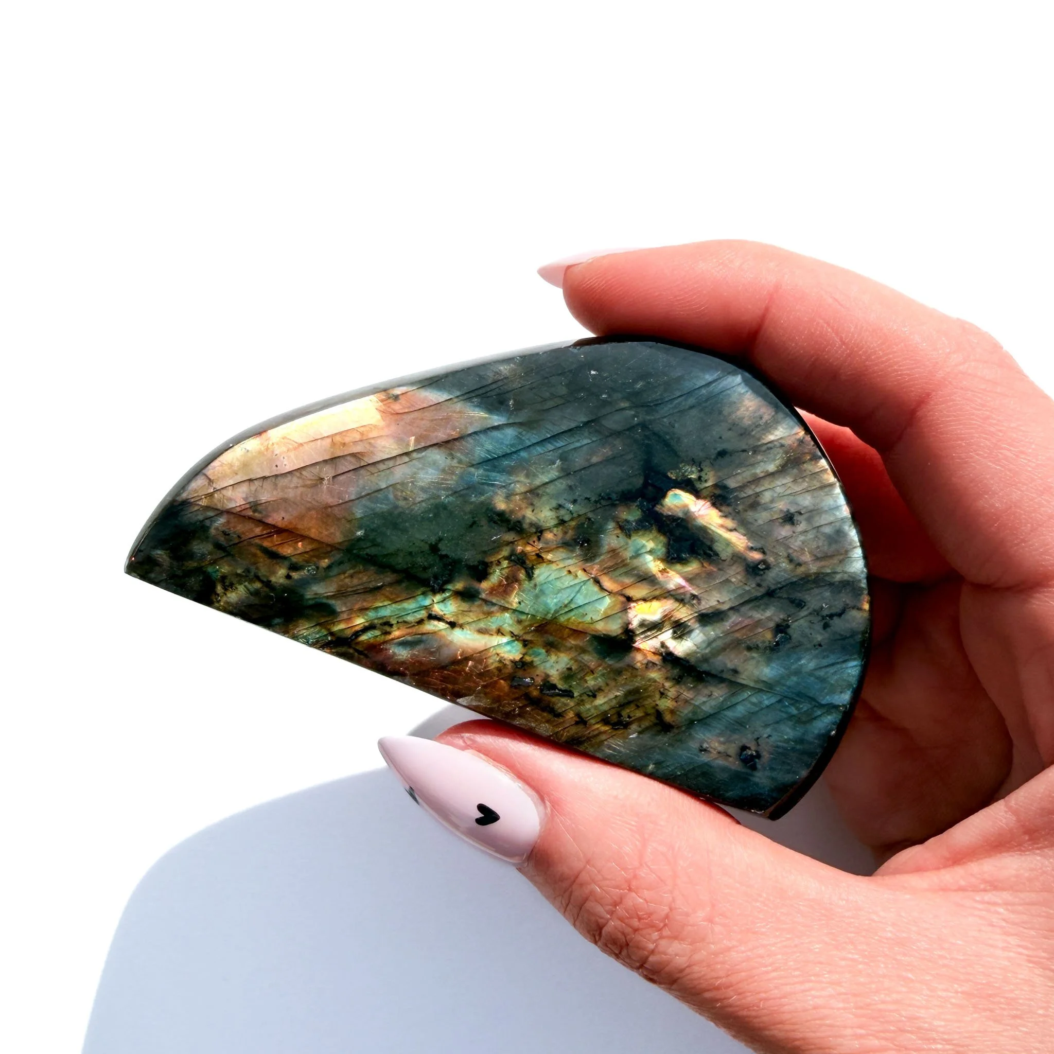Flashy Labradorite Crystal Freeform