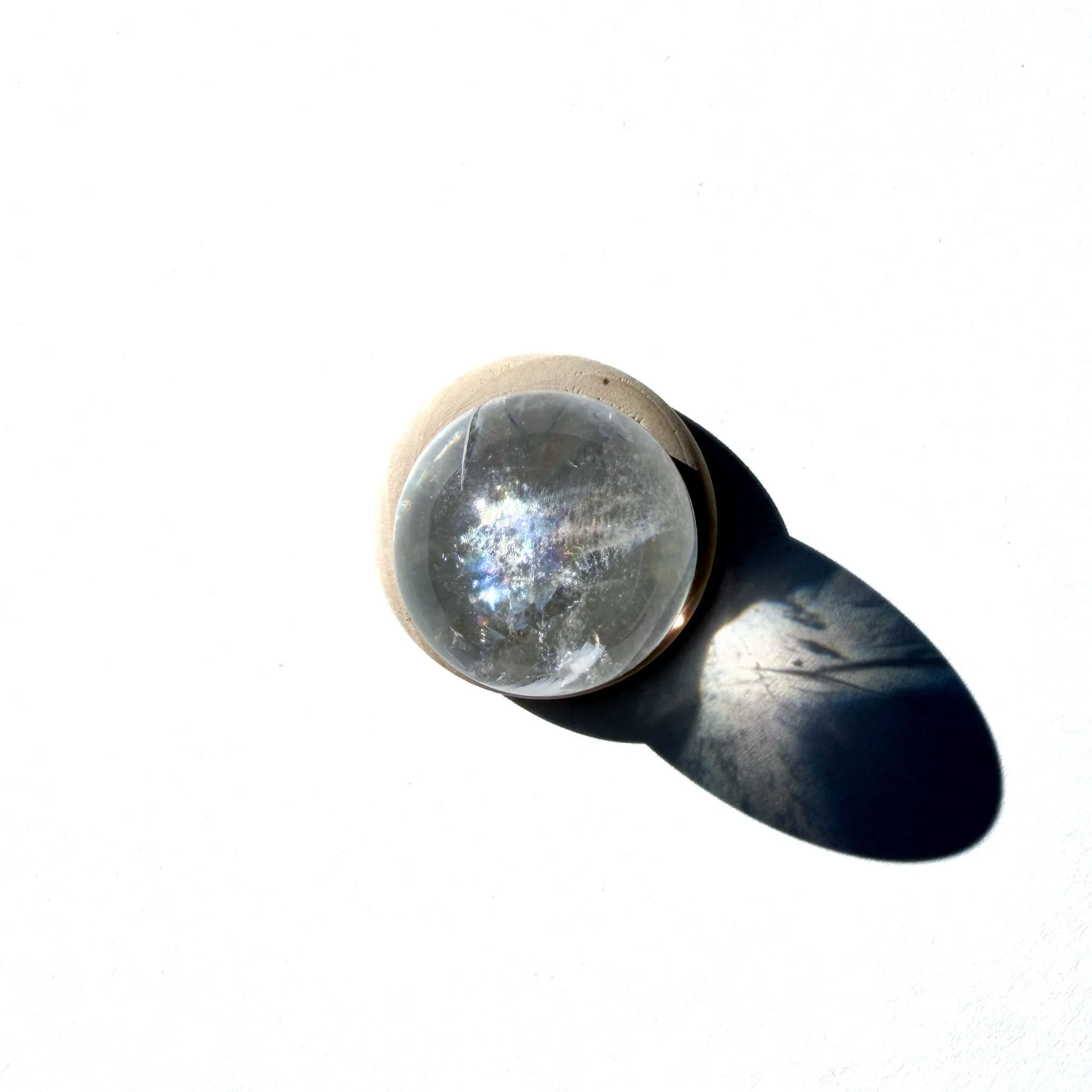 Clear Quartz Crystal Mini Spheres With Rainbows-3.jpg