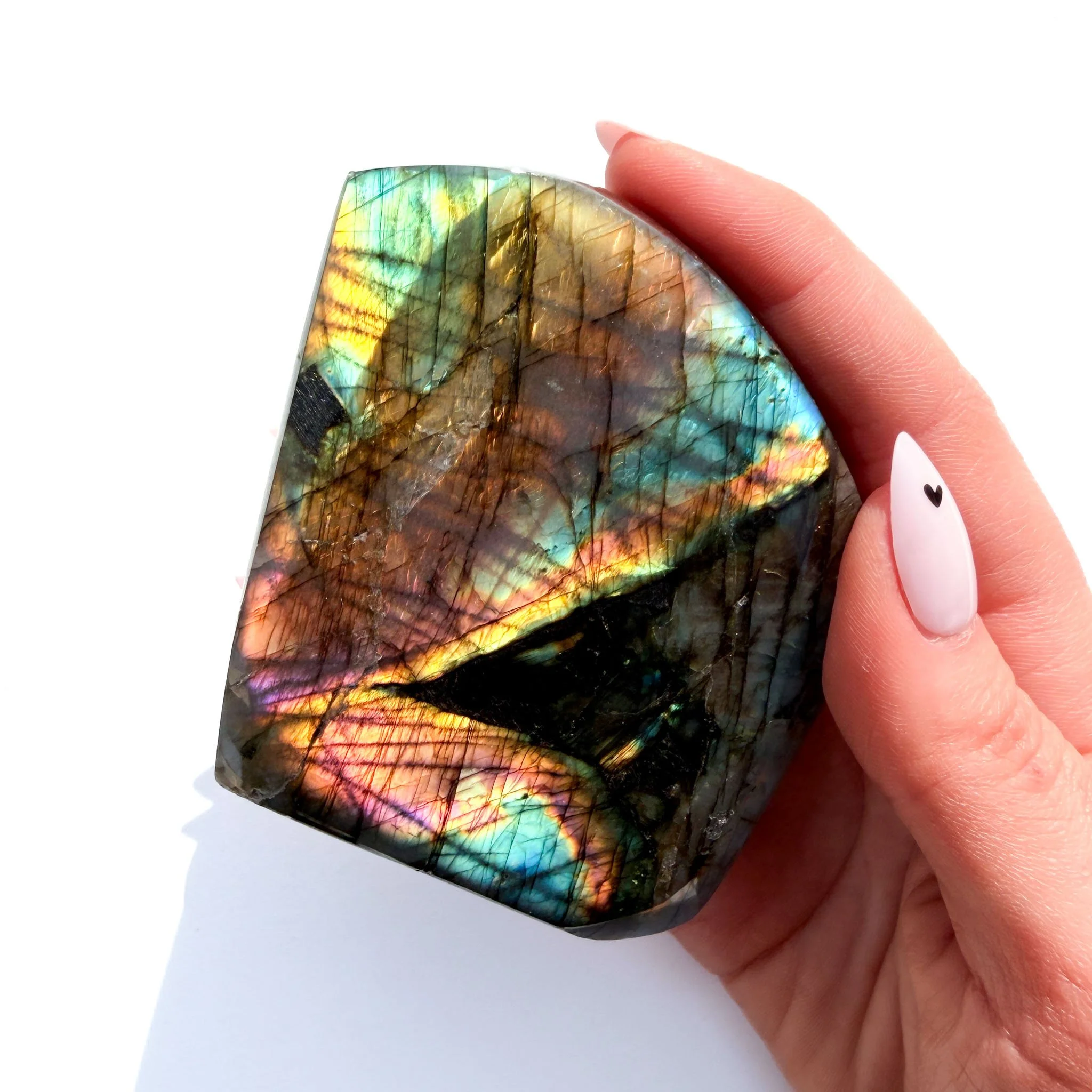 Flashy Labradorite Crystal Freeform