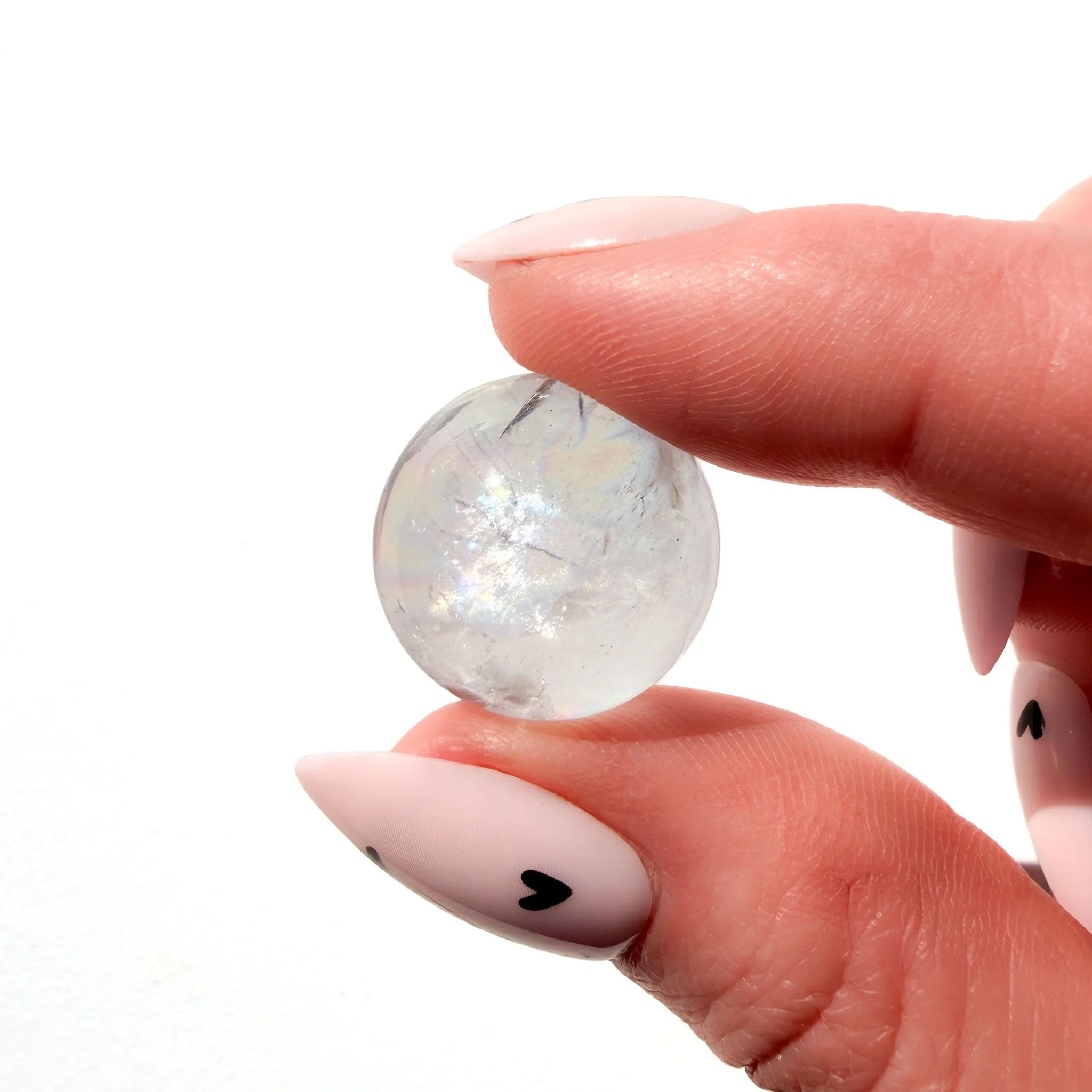 Clear Quartz Crystal Mini Spheres With Rainbows-4.jpg