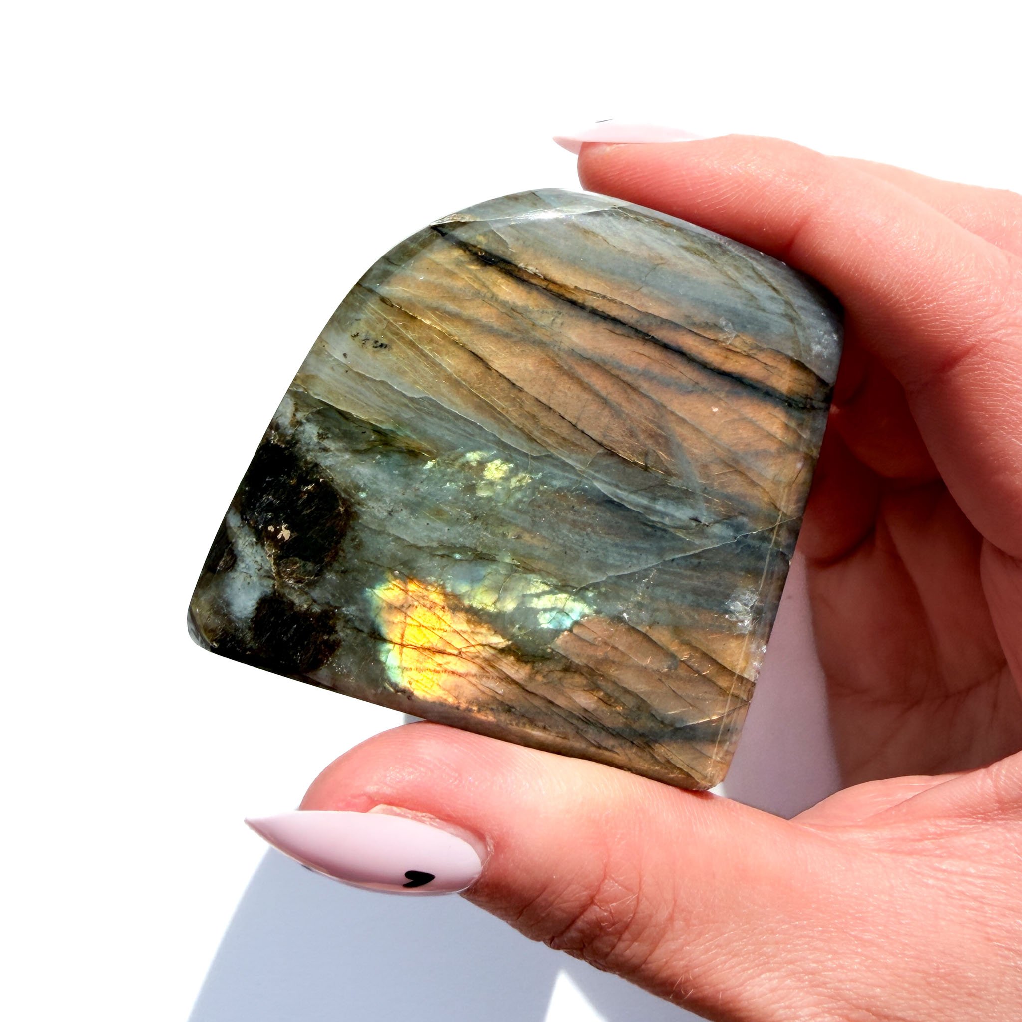 Flashy Labradorite Crystal Freeform