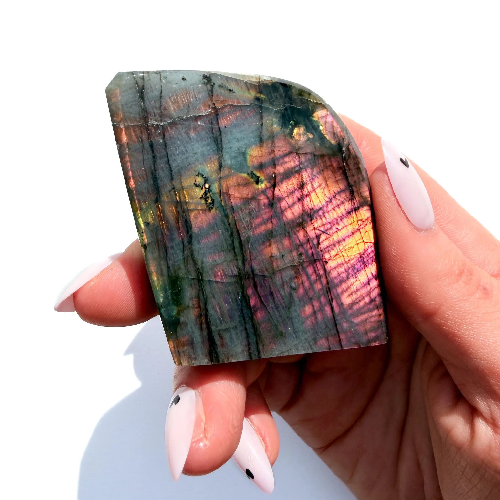 Flashy Labradorite Crystal Freeform