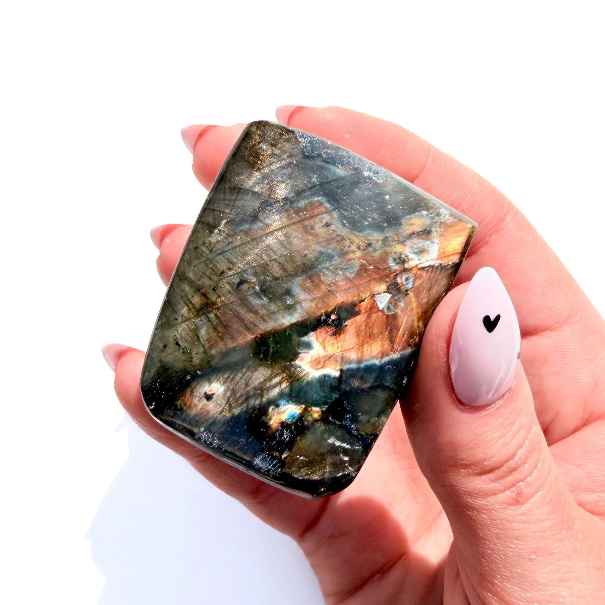 Flashy Labradorite Crystal Freeform