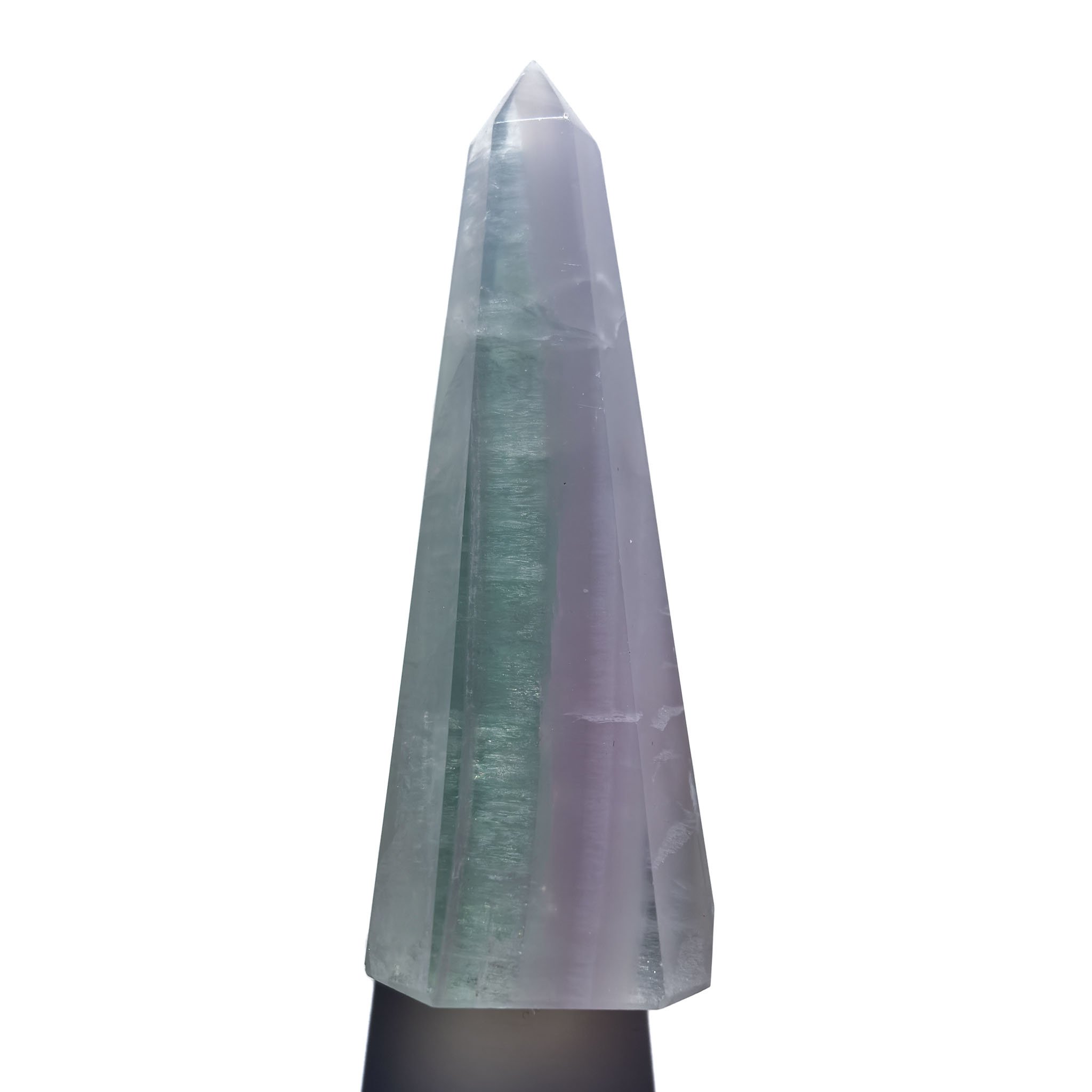 Lavender & Green Fluorite Crystal Tower-10.jpg