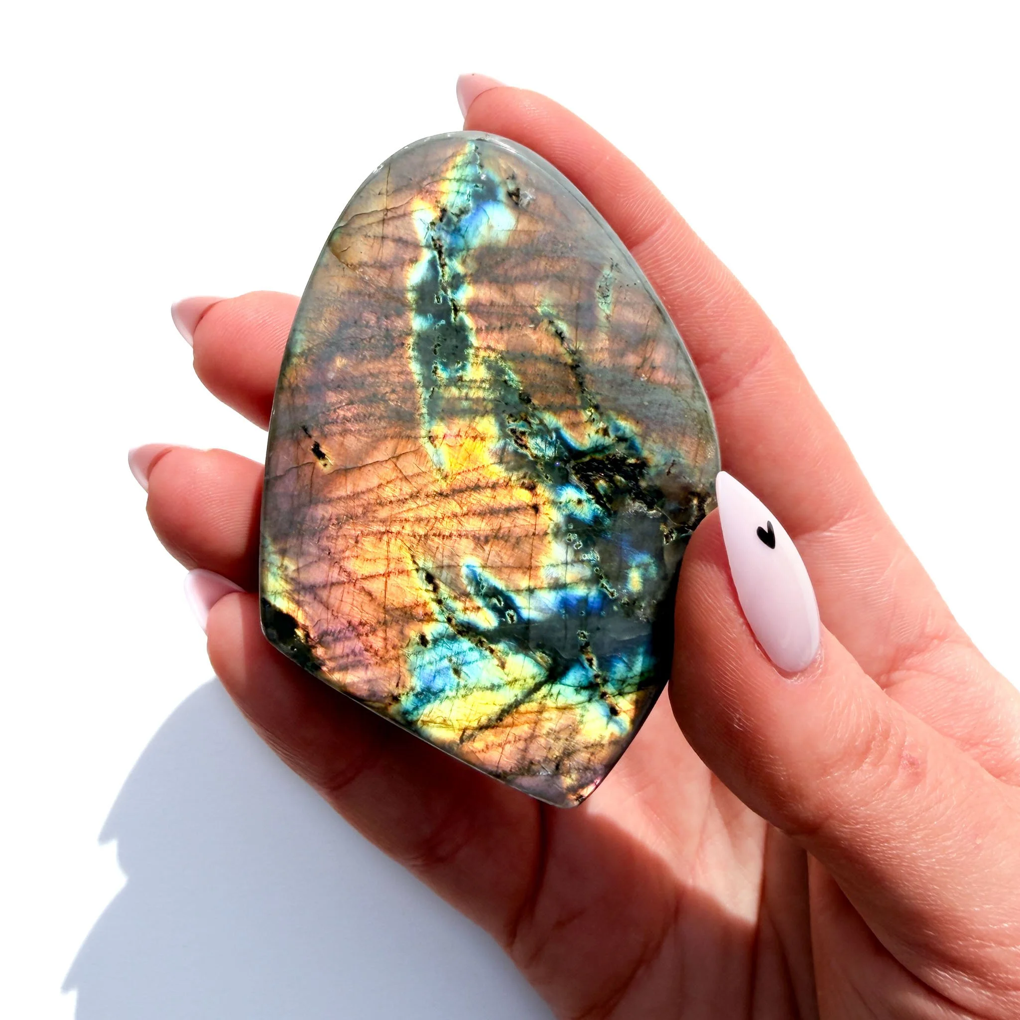 Flashy Labradorite Crystal Freeform
