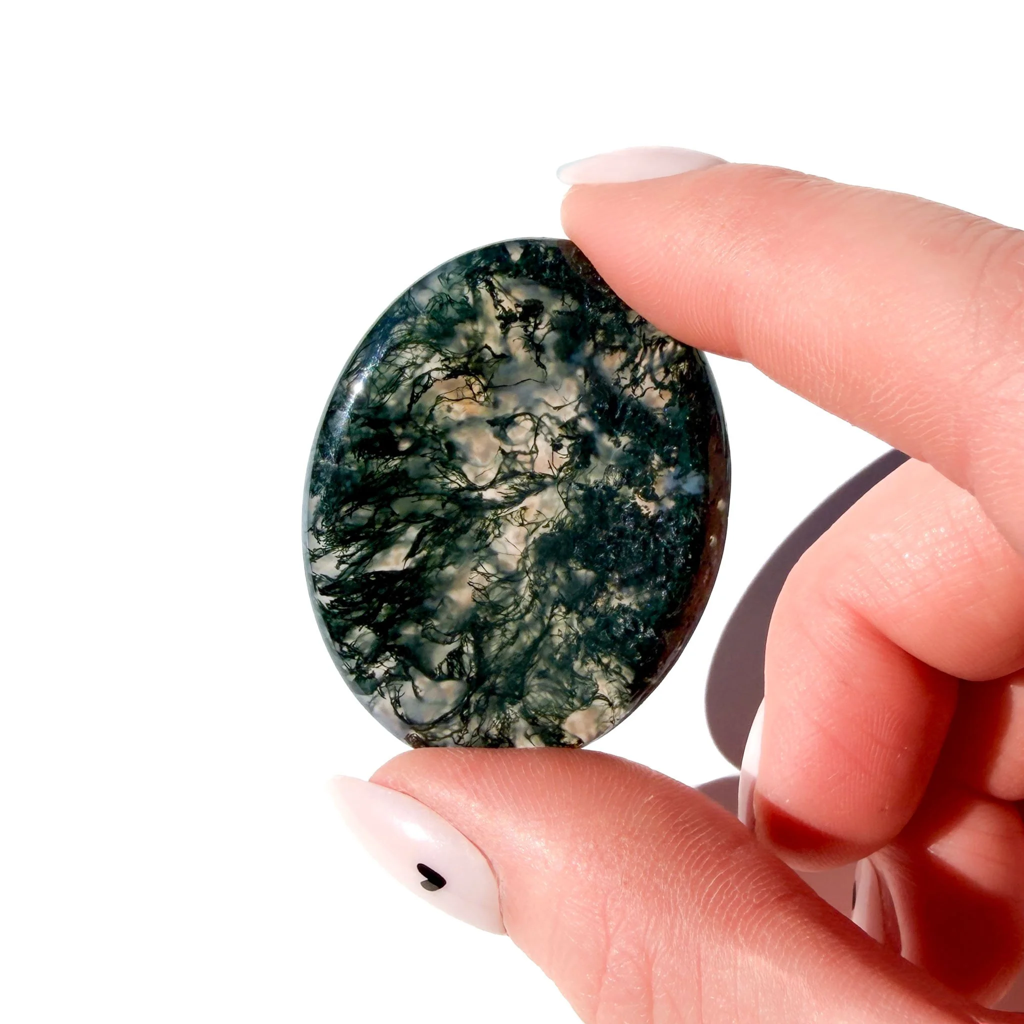 Moss Agate Crystal Worry Stone- Pocket Growth-1.jpg