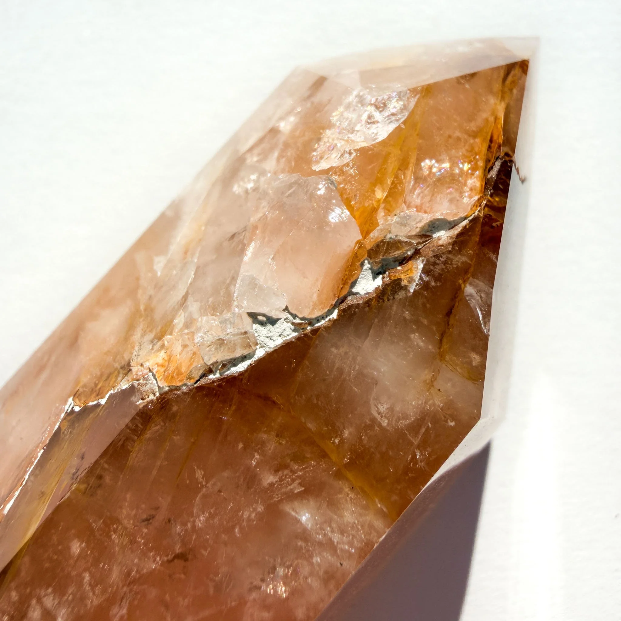 Rose Quartz & Golden Healer Crystal Tower- Option C-2.jpg
