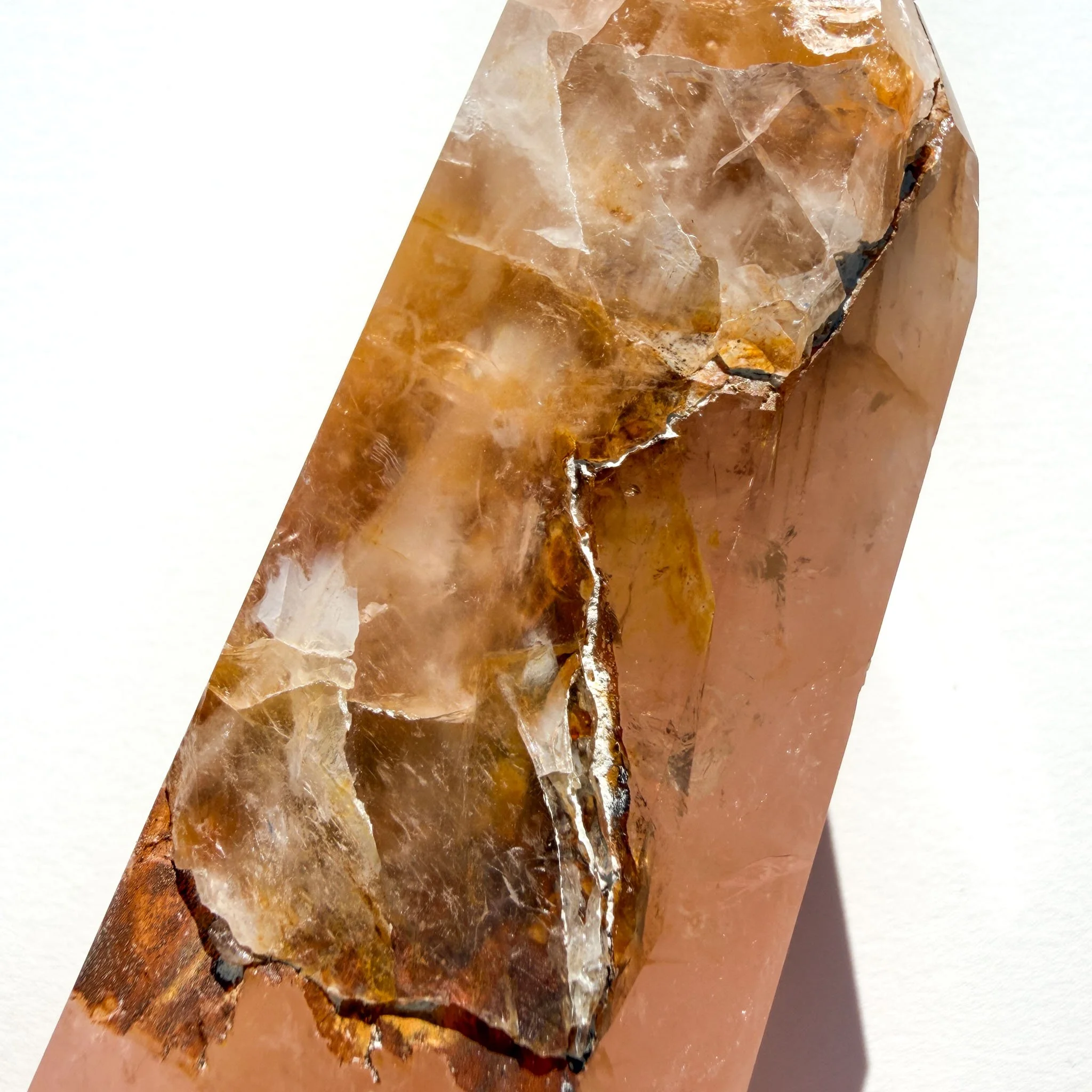 Rose Quartz & Golden Healer Crystal Tower- Option C-4.jpg