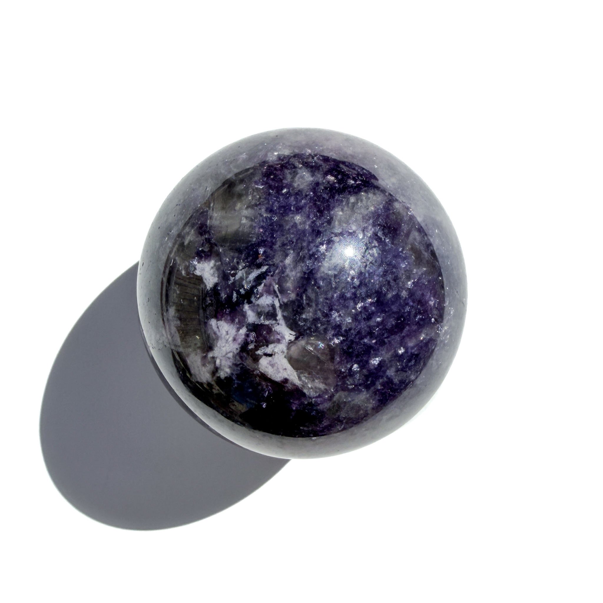 Lepidolite Crystal Sphere