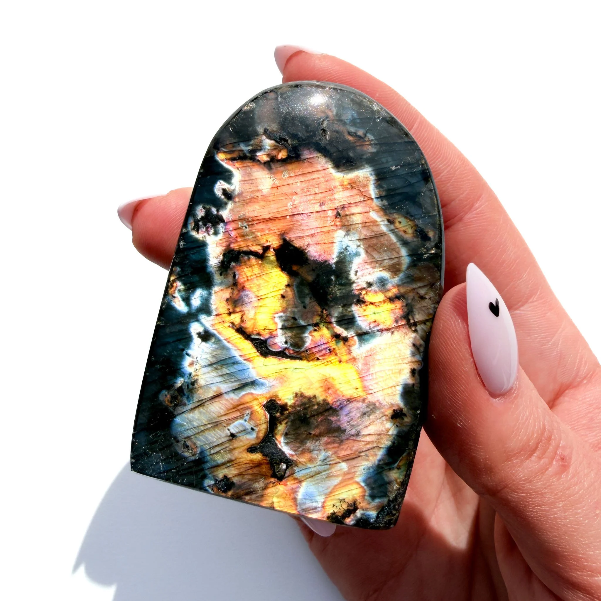 Flashy Labradorite Crystal Freeform