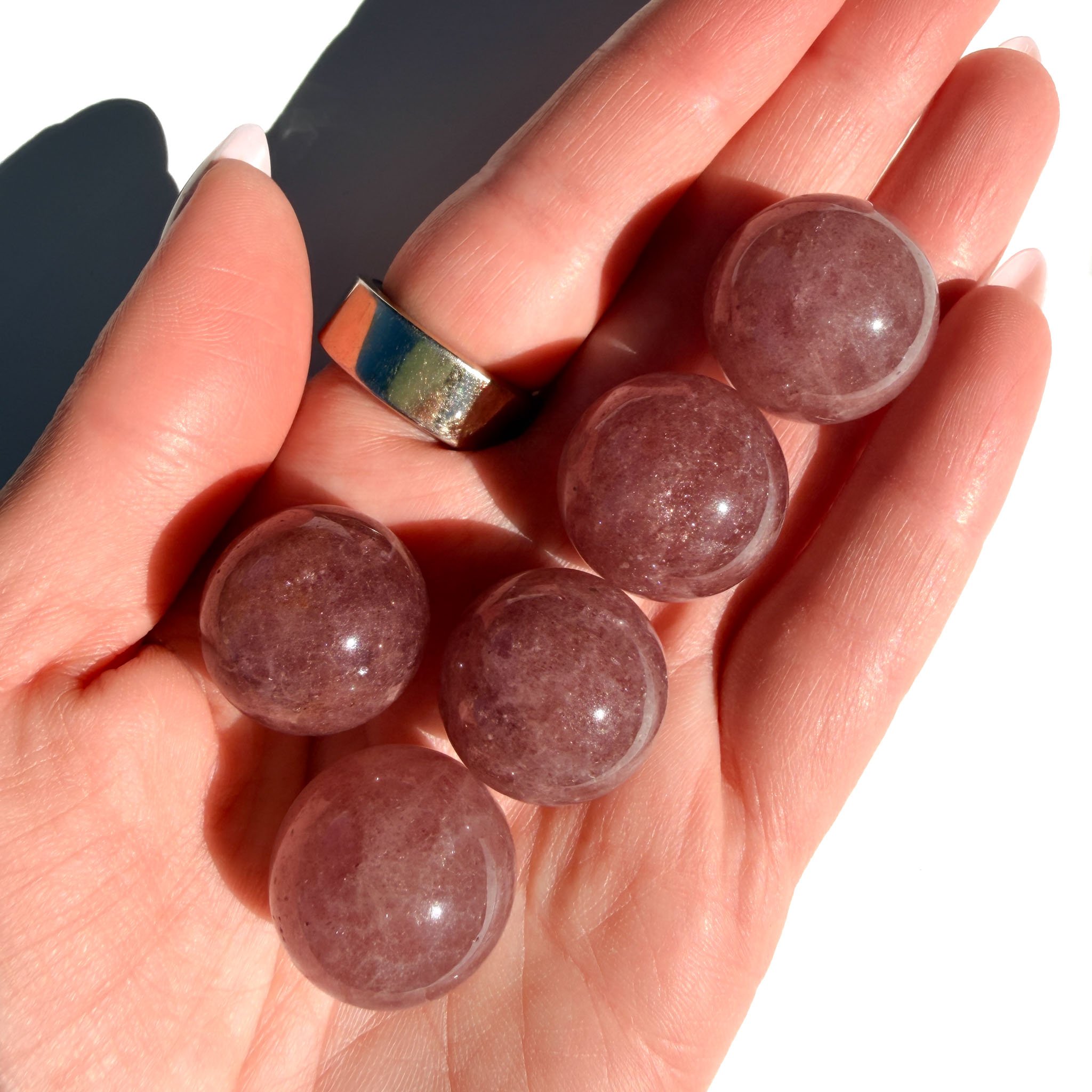 Strawberry Quartz Mini Crystal Sphere-3.jpg