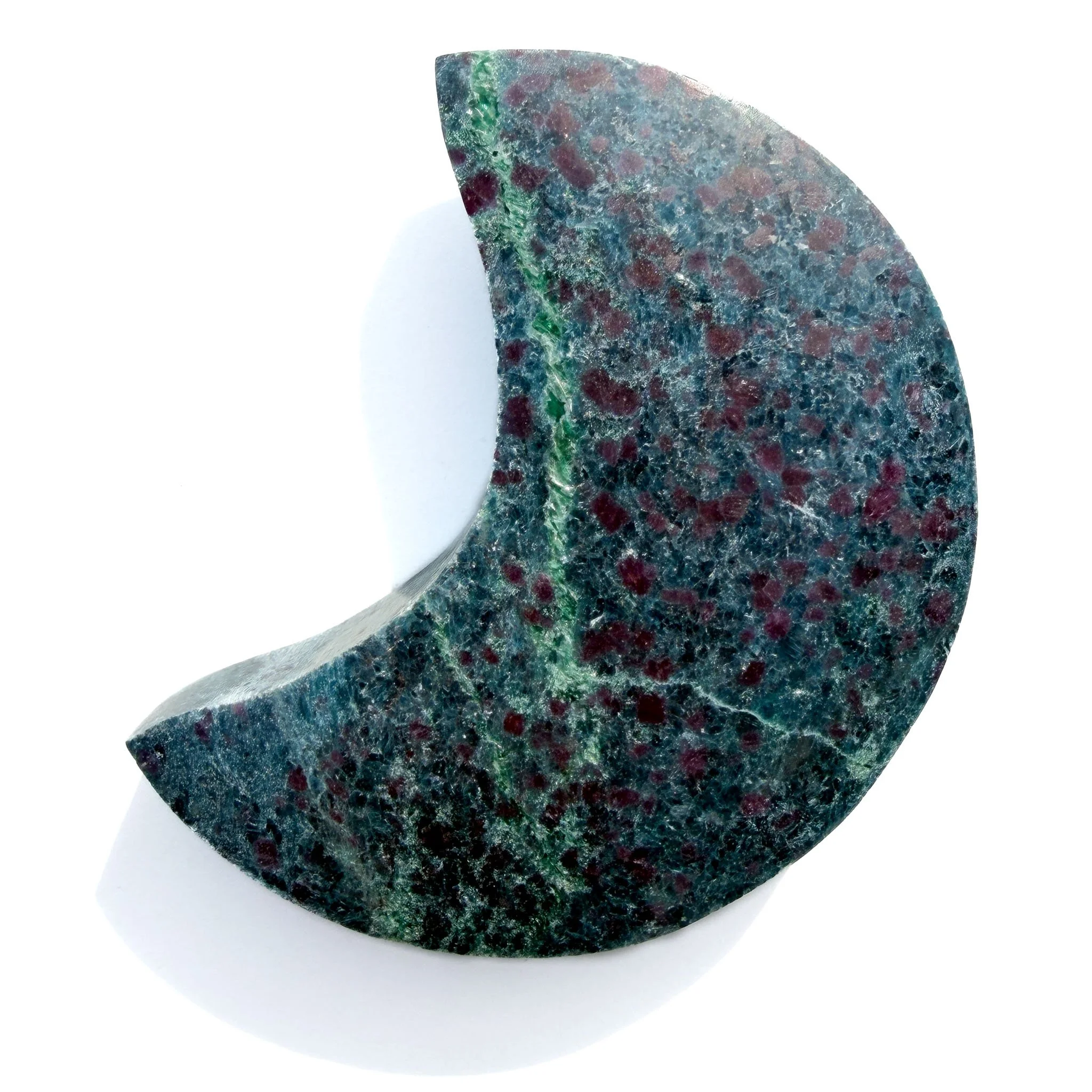 Ruby Zoisite With Blue Kyanite Crystal Moon- Option D-4.jpg