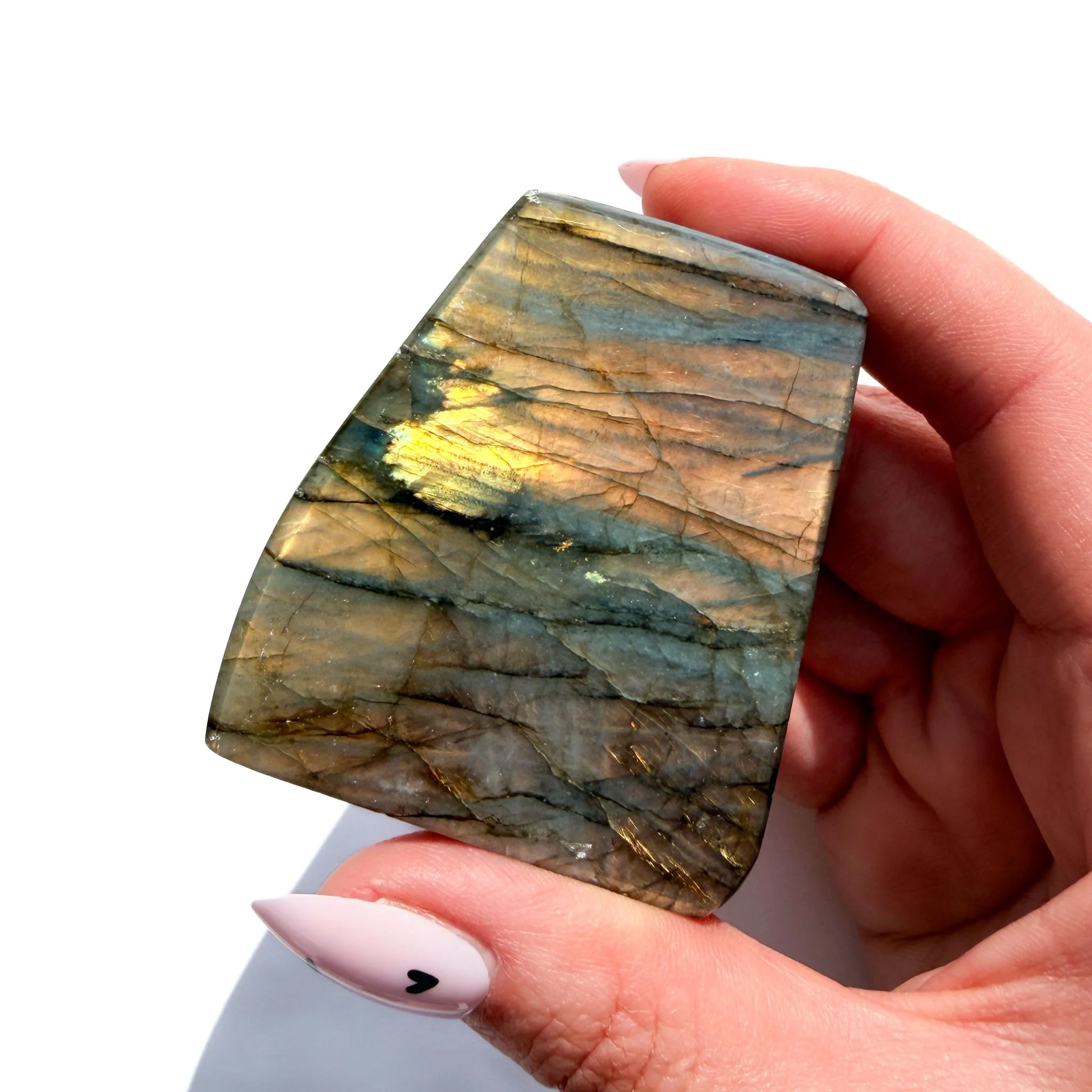 Flashy Labradorite Crystal Freeform
