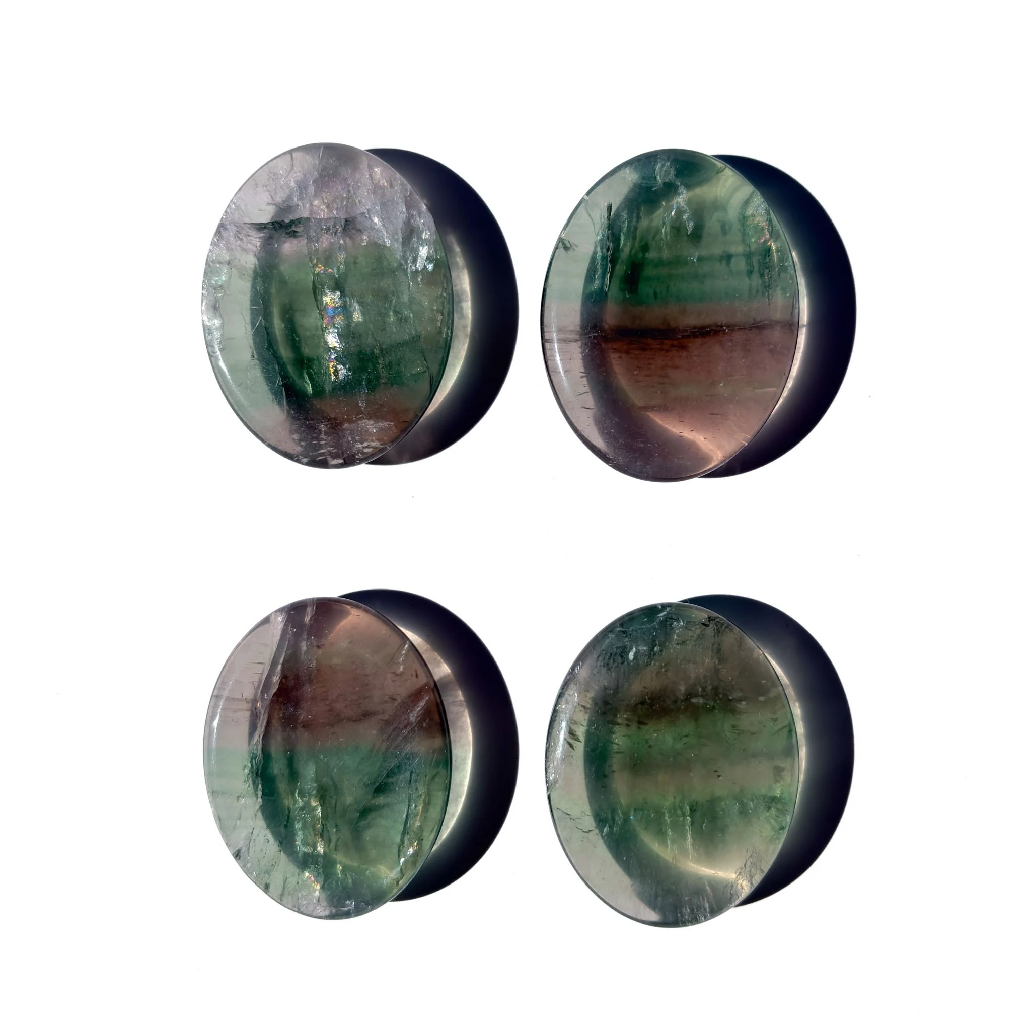Fluorite Crystal Worry Stone: Pocket Focus