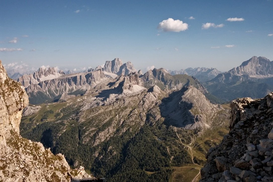 View from Rifugio Lagazuoi on Alta Via 1