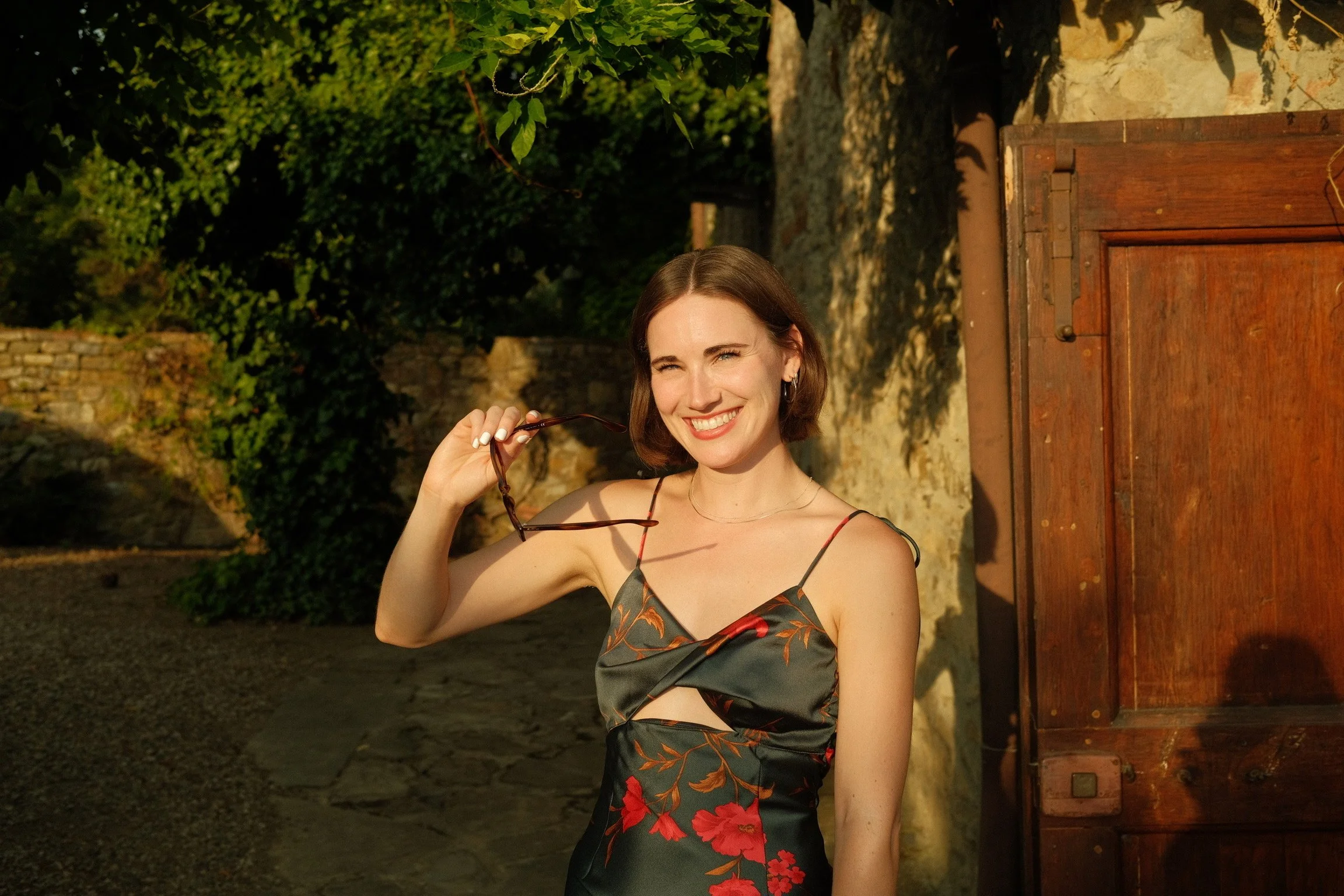 Photo of me at an Italian villa
