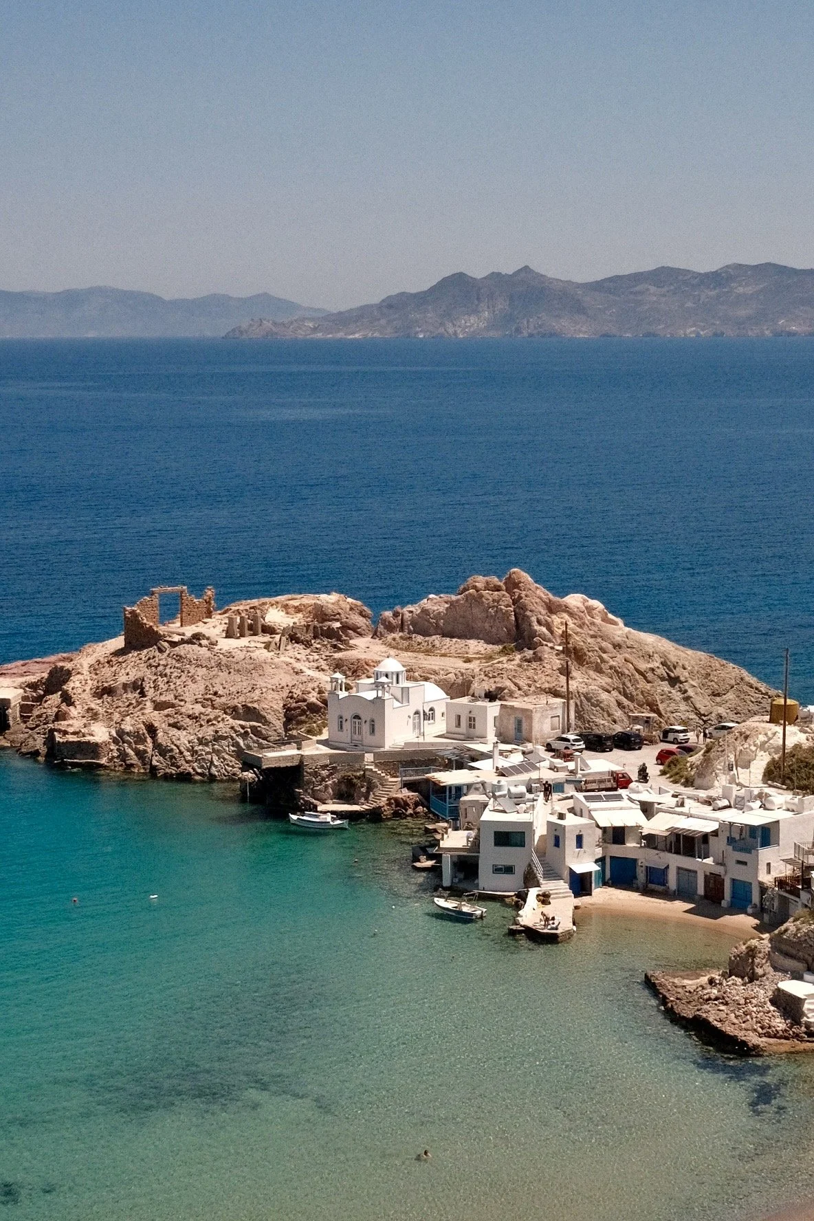Small village in Milos