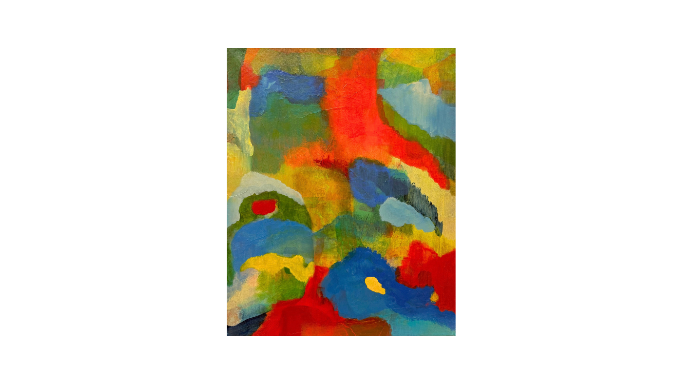 Vista brumosa, Mixed media on canvas, 16” x 20”