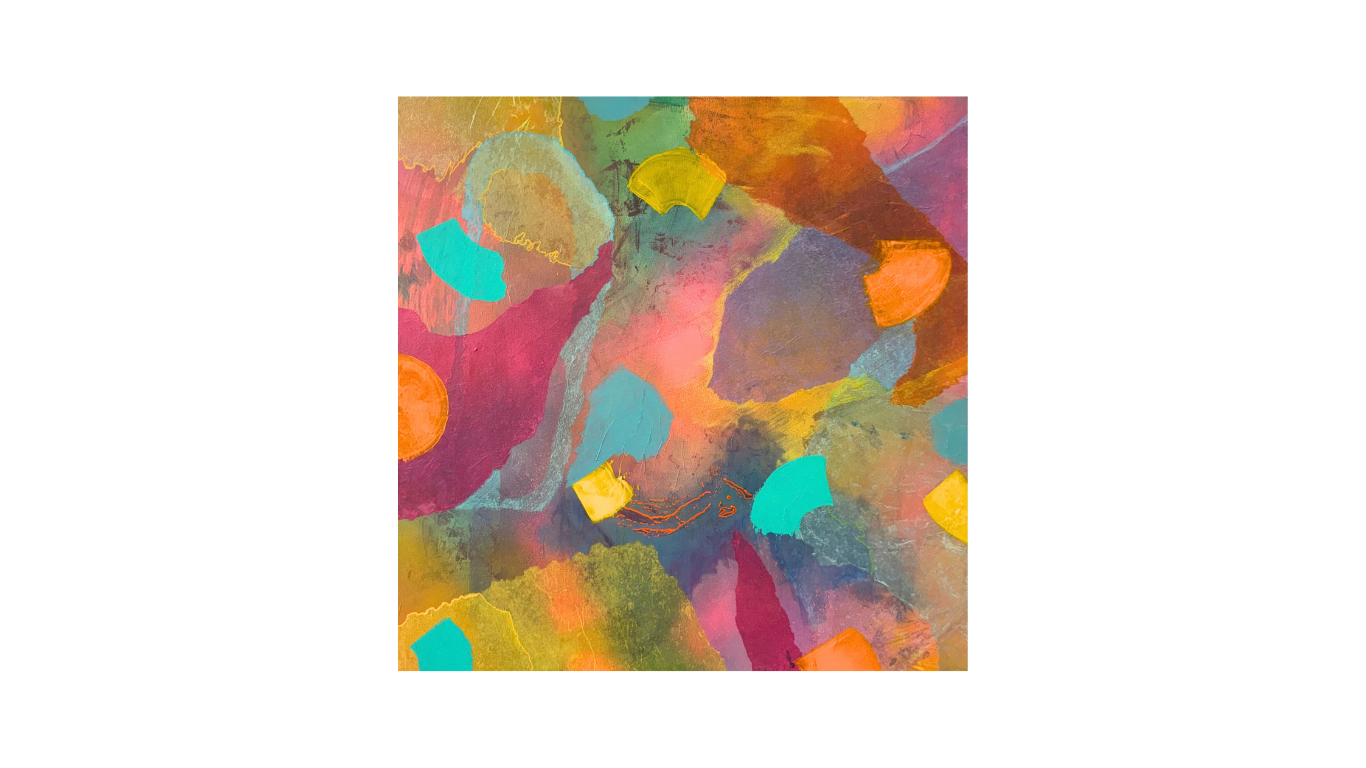 Lanzarse al abismo I, Mixed media on canvas, 24” x 24”, 2026