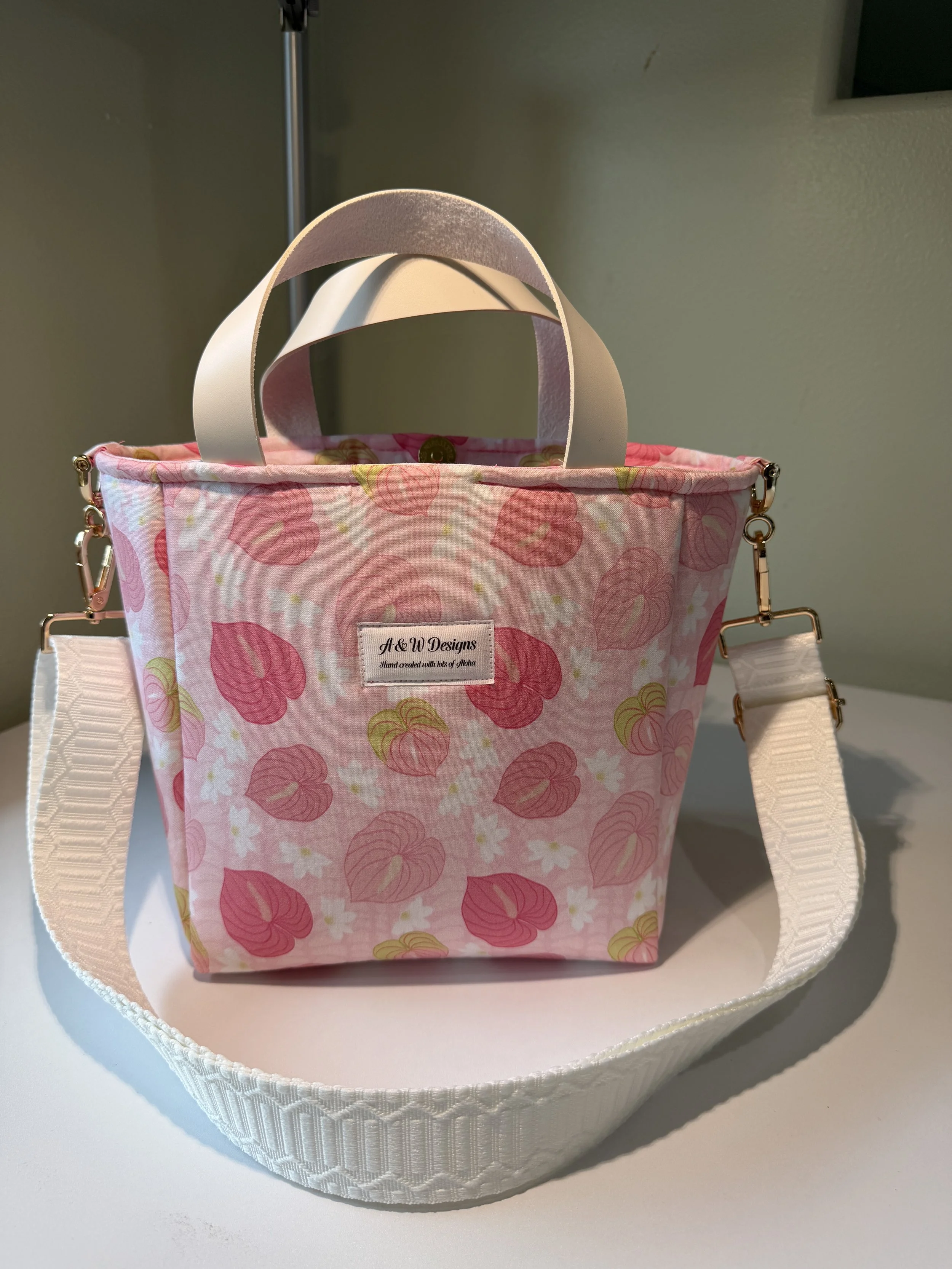 Anthurium Mini Cross Body Purse