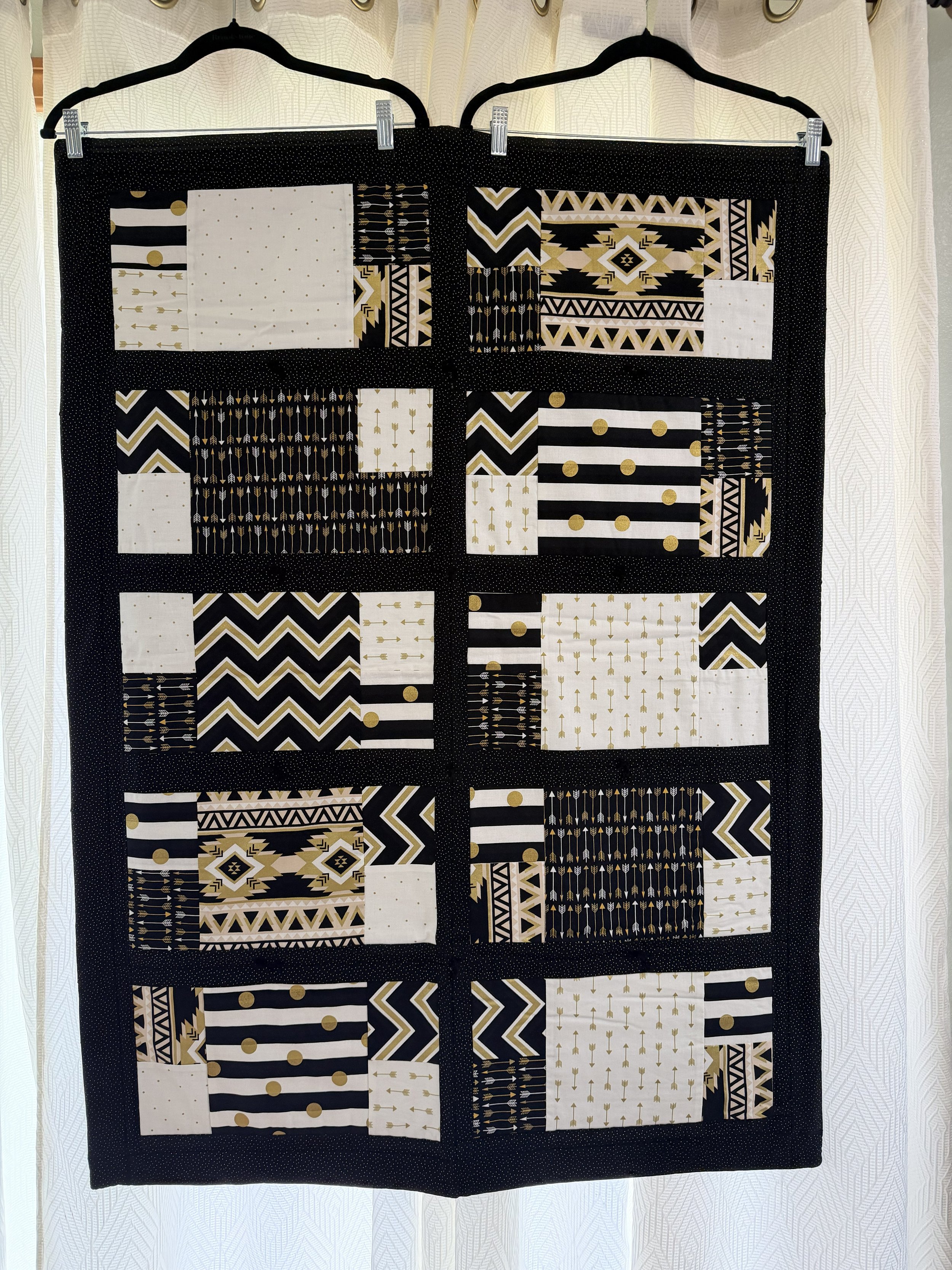 Black & Gold Blanket