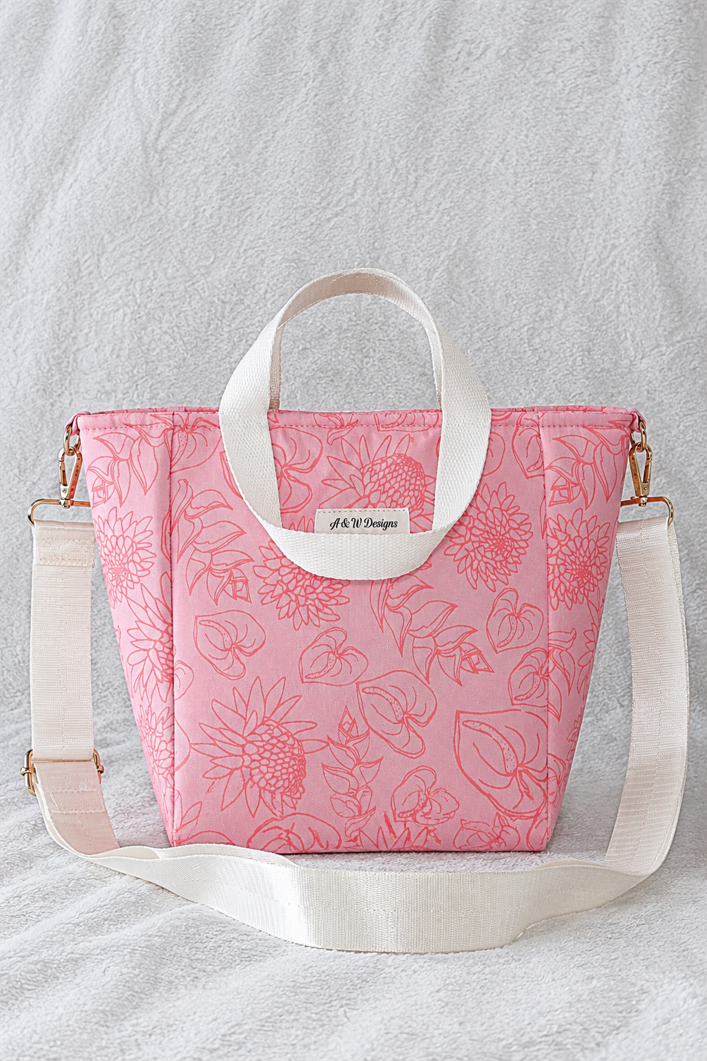 Ginger/Anthurium Mini Cross Body Purse