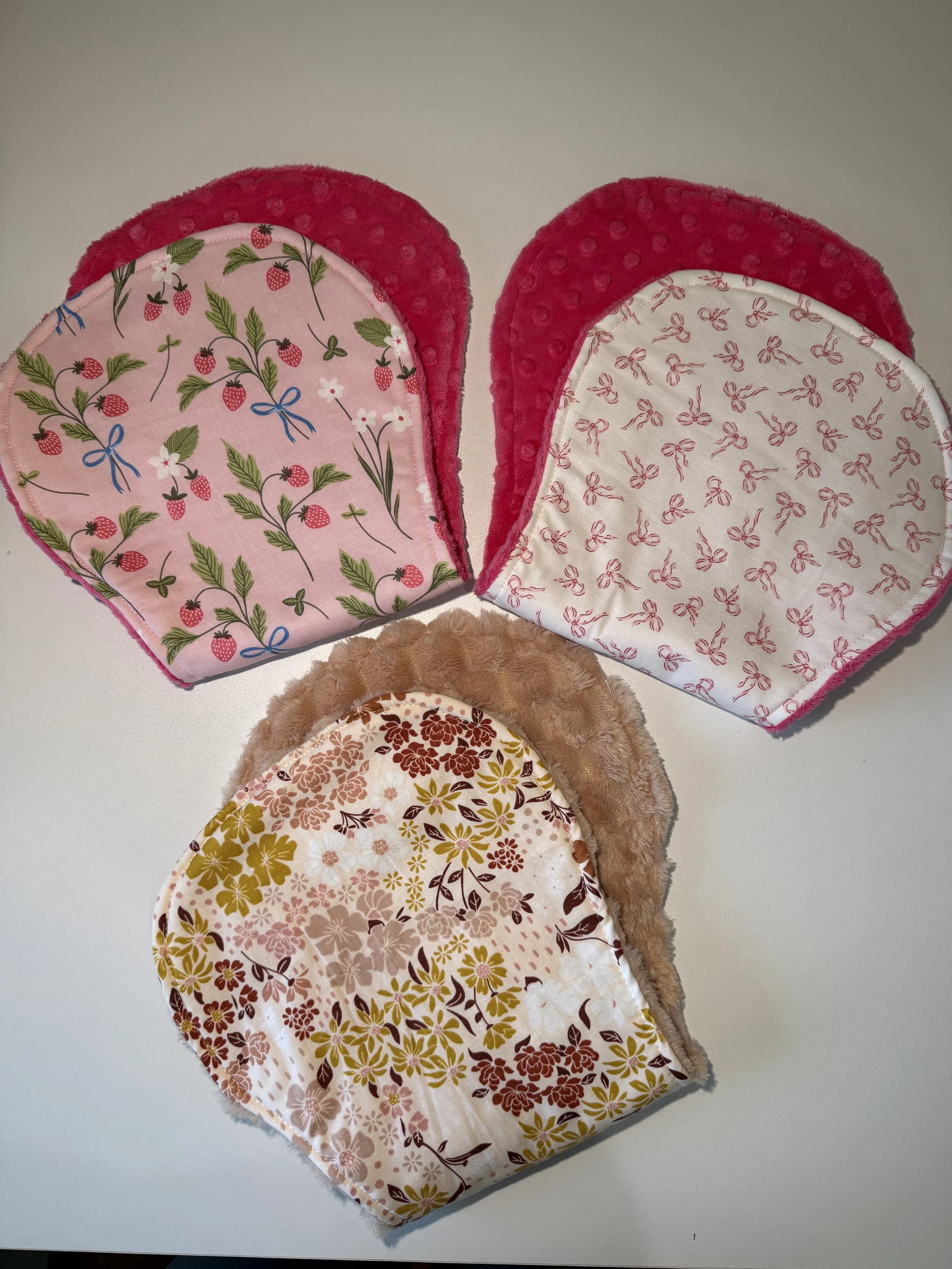 Individual Burp Cloths