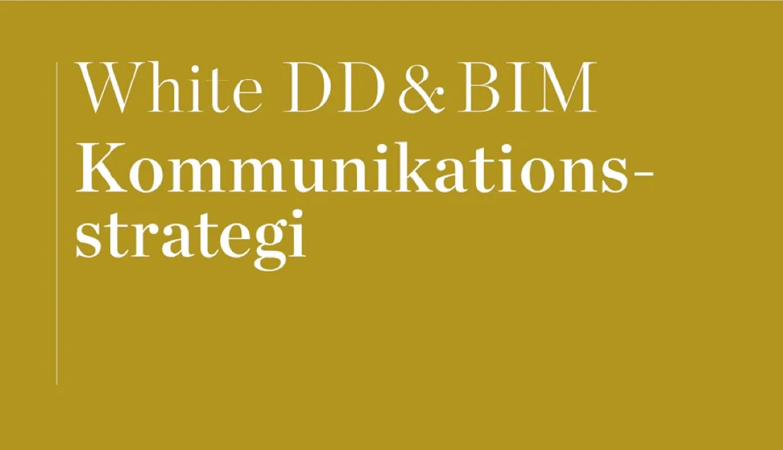WHITE ARKITEKTER
Communications strategy, workshop facilitation.