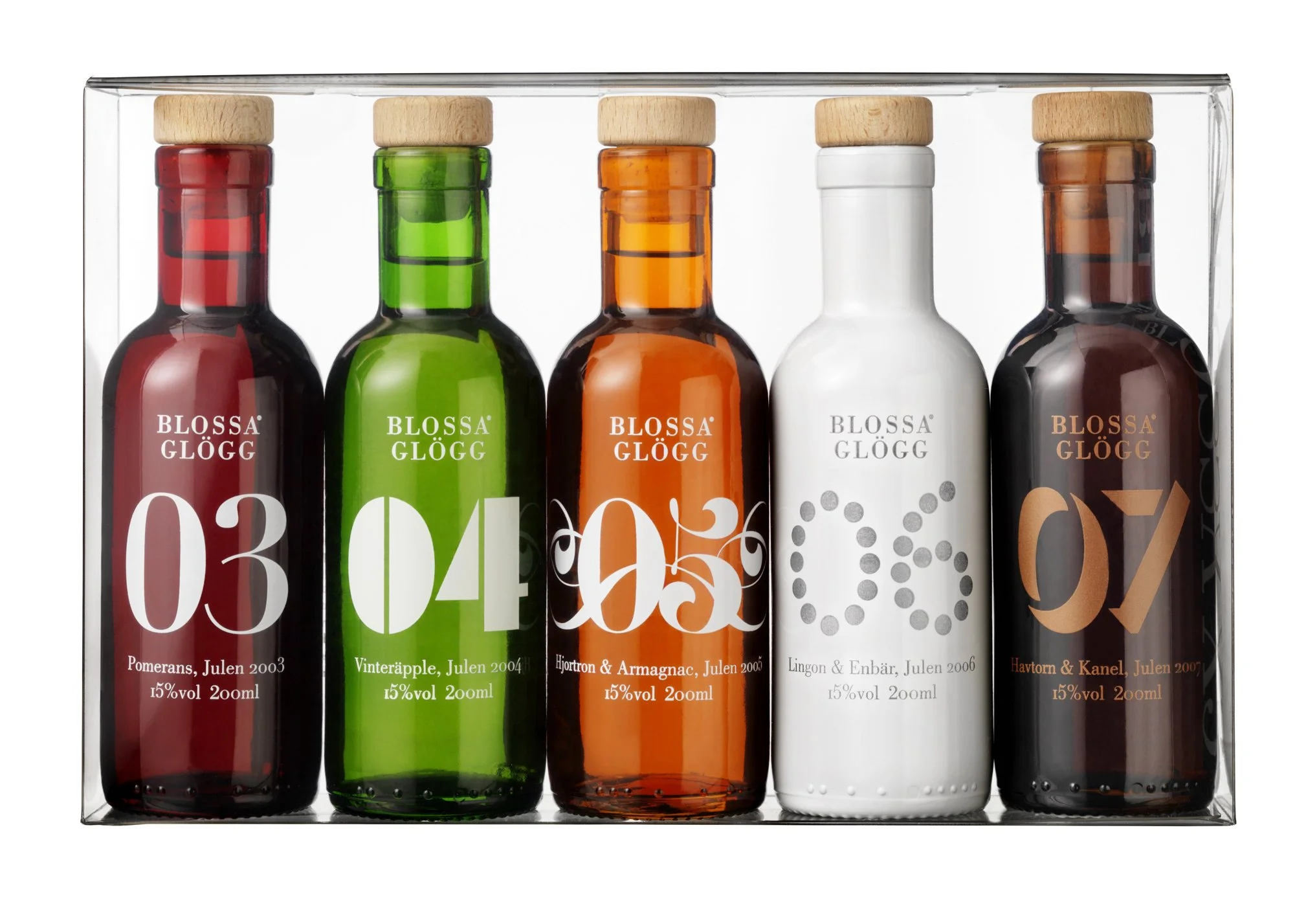 V&S/BLOSSA
Copy packaging/bottles, Blossa Årgångsglögg.