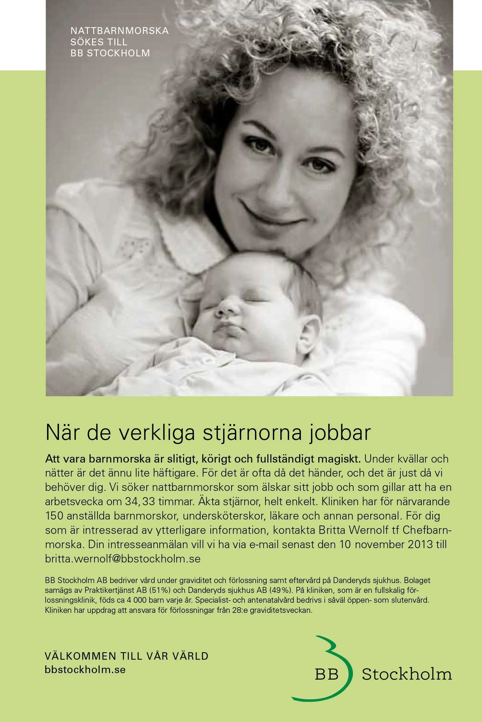 BB STOCKHOLM 
Copy, concept, print, DOOH.