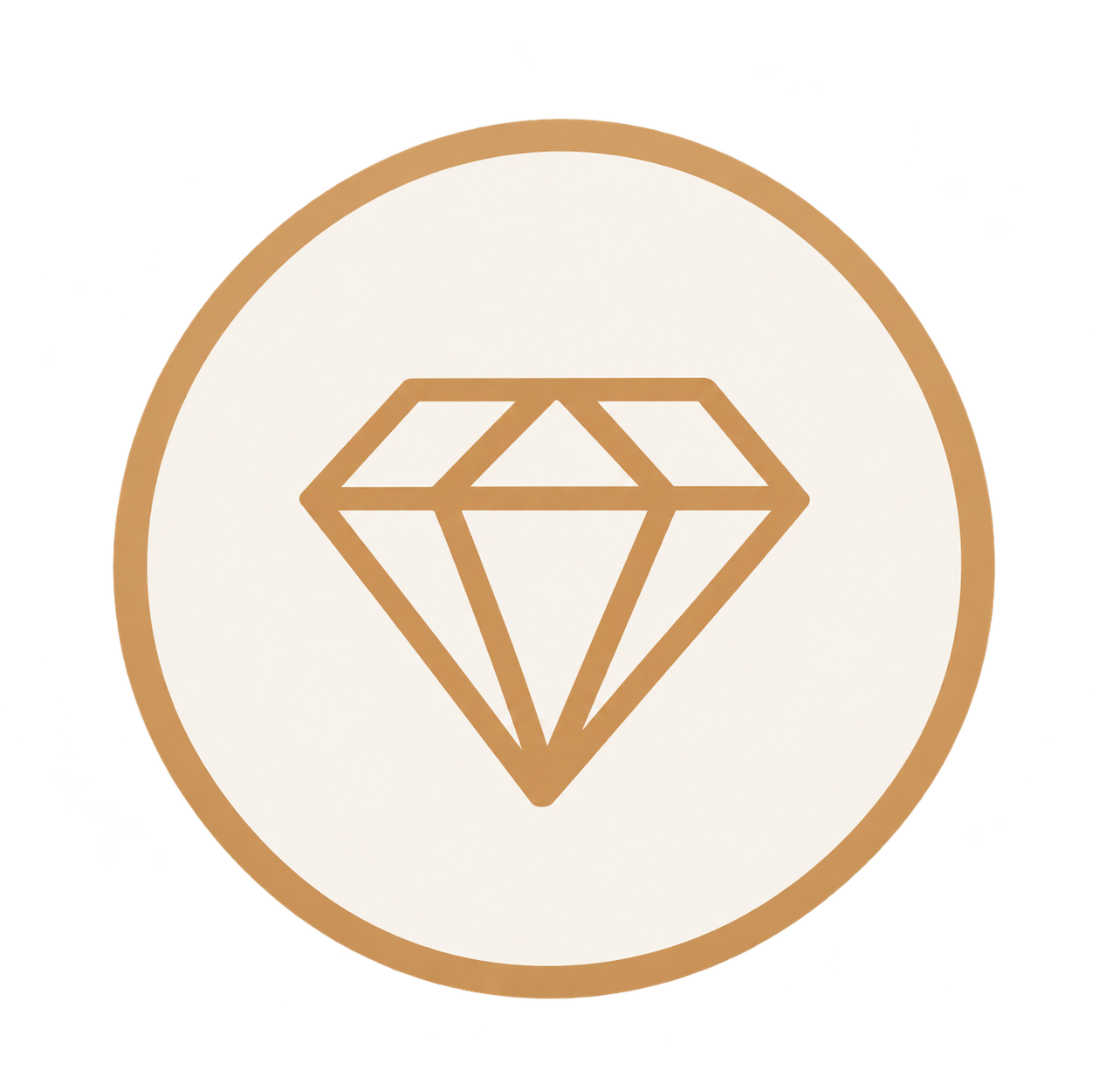 Diamond icon representing confident personal style and presence with Sheridonna Designs.