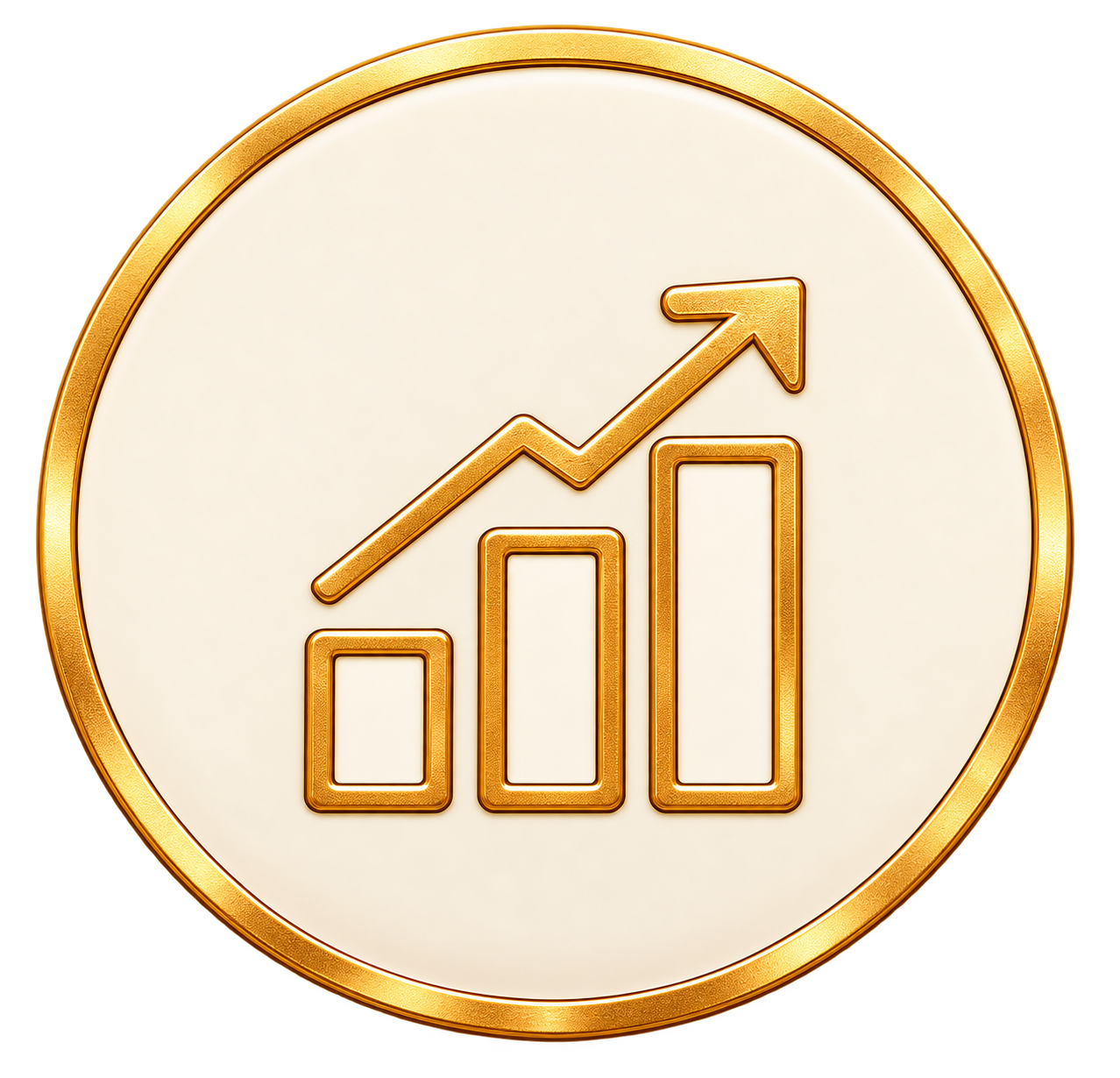 Growth chart icon representing entrepreneurship and business development.