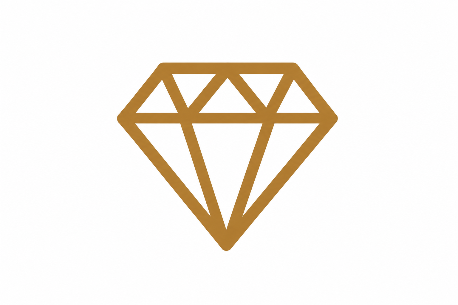 Gold diamond icon representing exceptional craftsmanship at Sheridonna Designs.