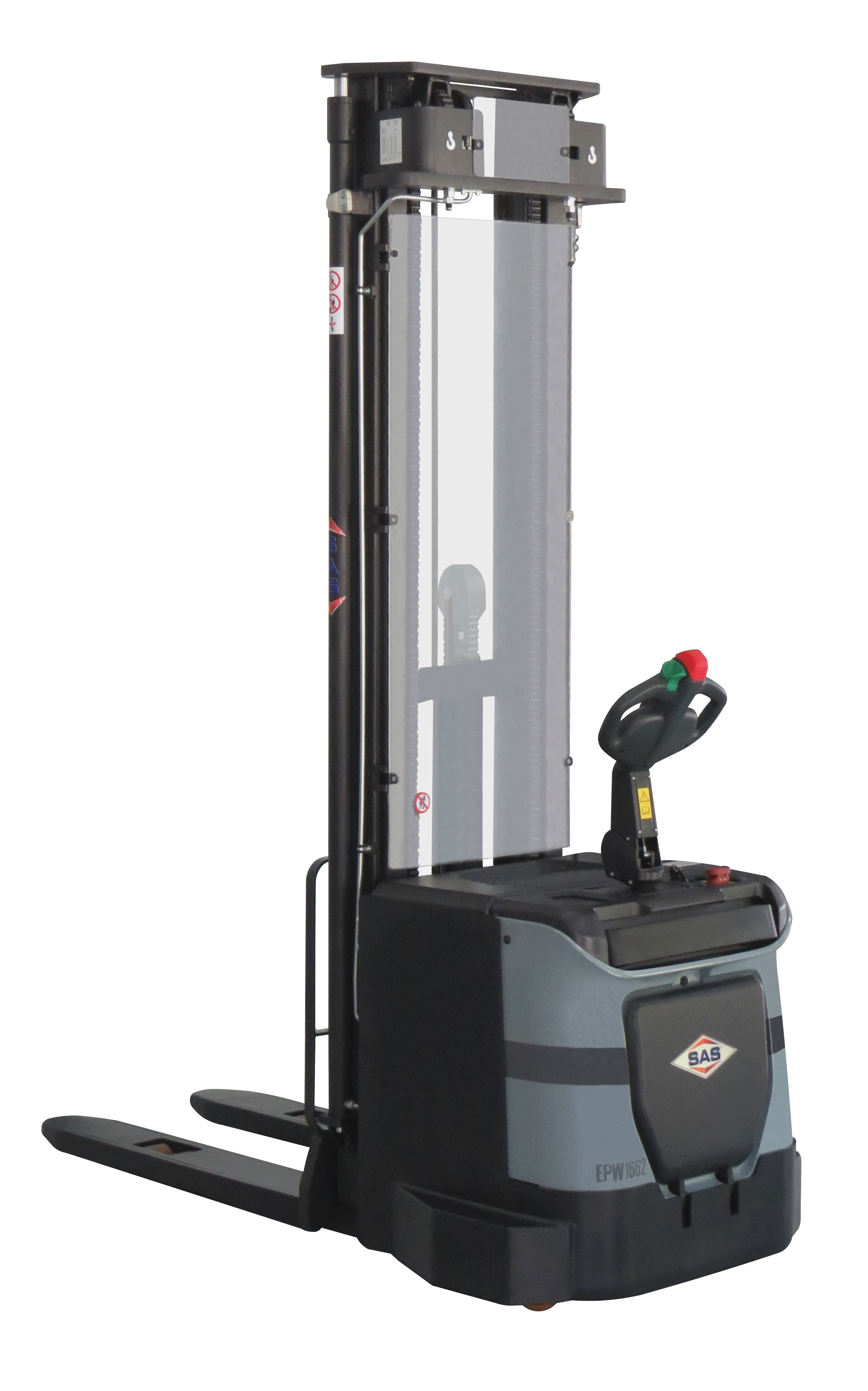 Empilhadeira elétrica patolada modelo EPW1655 - Consulte o valor com o representante!