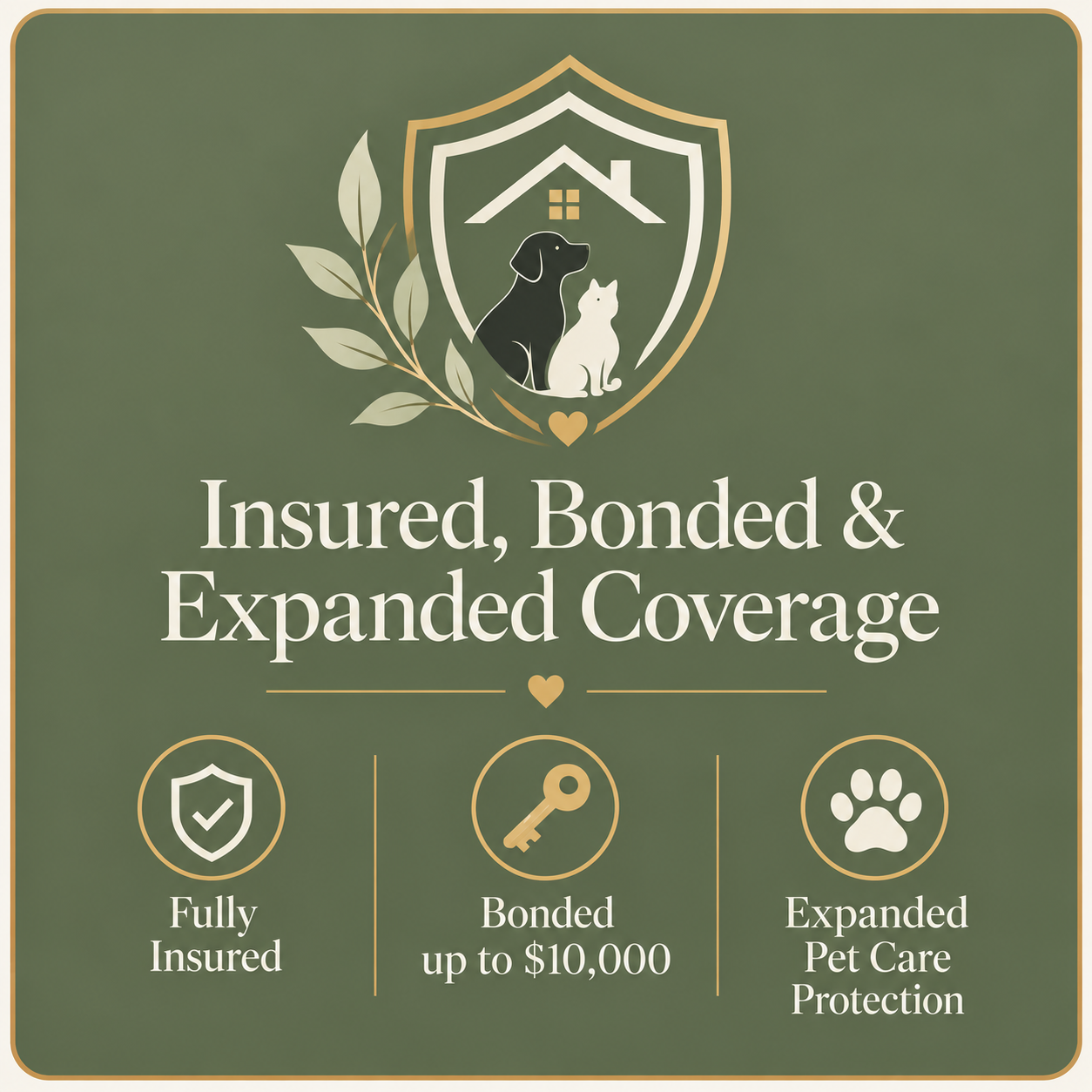 Boise Cat and Dog in home care fully insured, bonded and expanded pet care protection