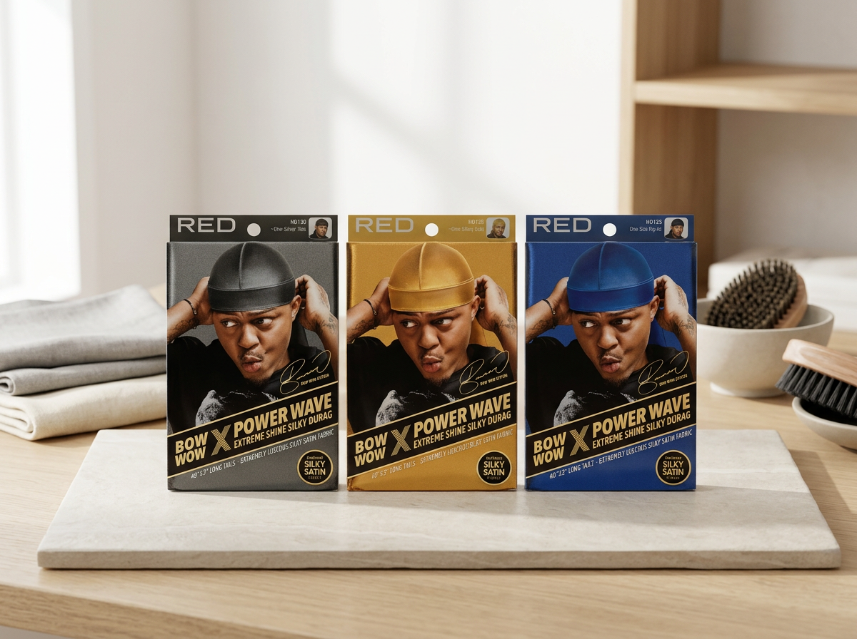 RED by KISS BOW WOW X Power Wave – Extreme Shine Silky Durag