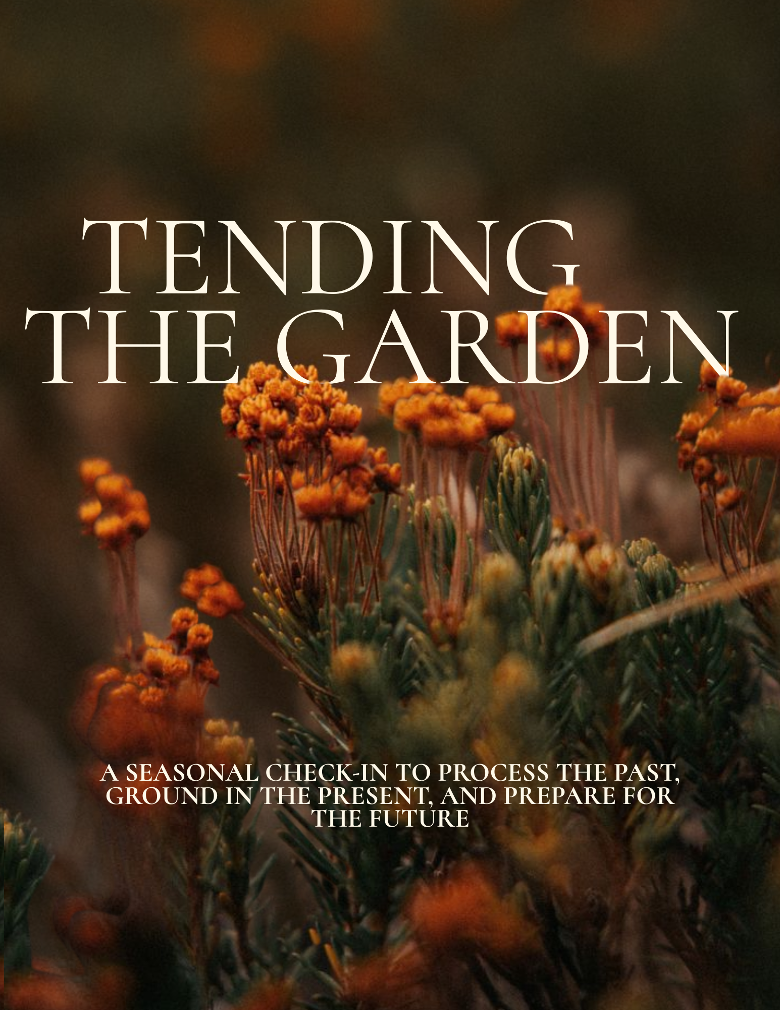 Written Reading | Tending the Garden: Fall 2026