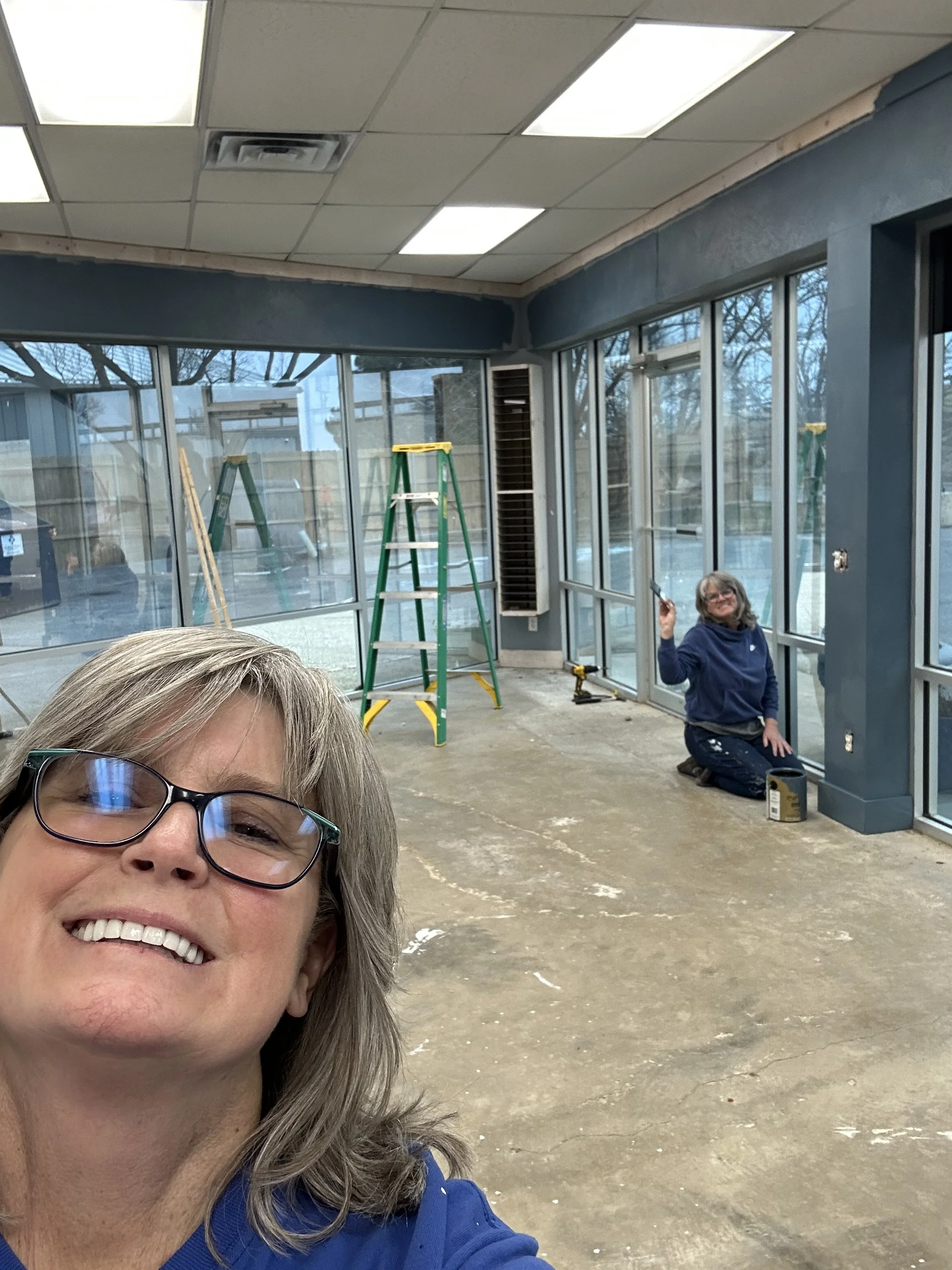 Remodel of the storefront to become The Bread Box