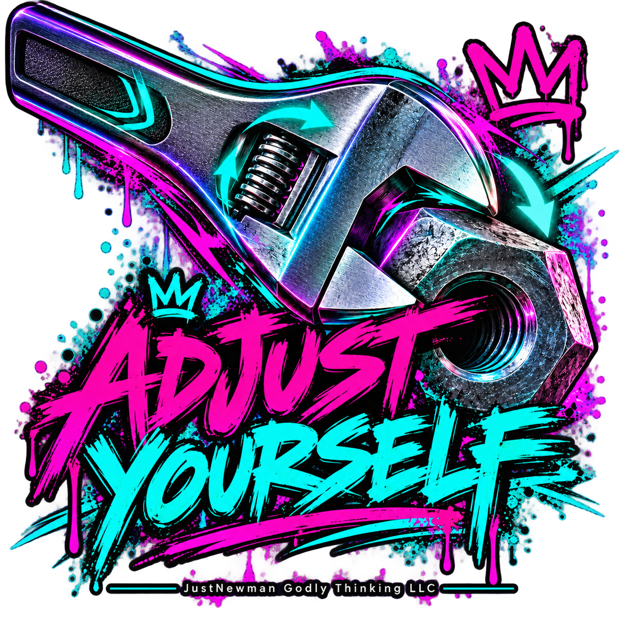 Neon Graffiti Wrench_ Adjust Yourself (2).png