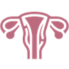Uterus icon next to Nohra Adams header titled 20 years of women's health experience