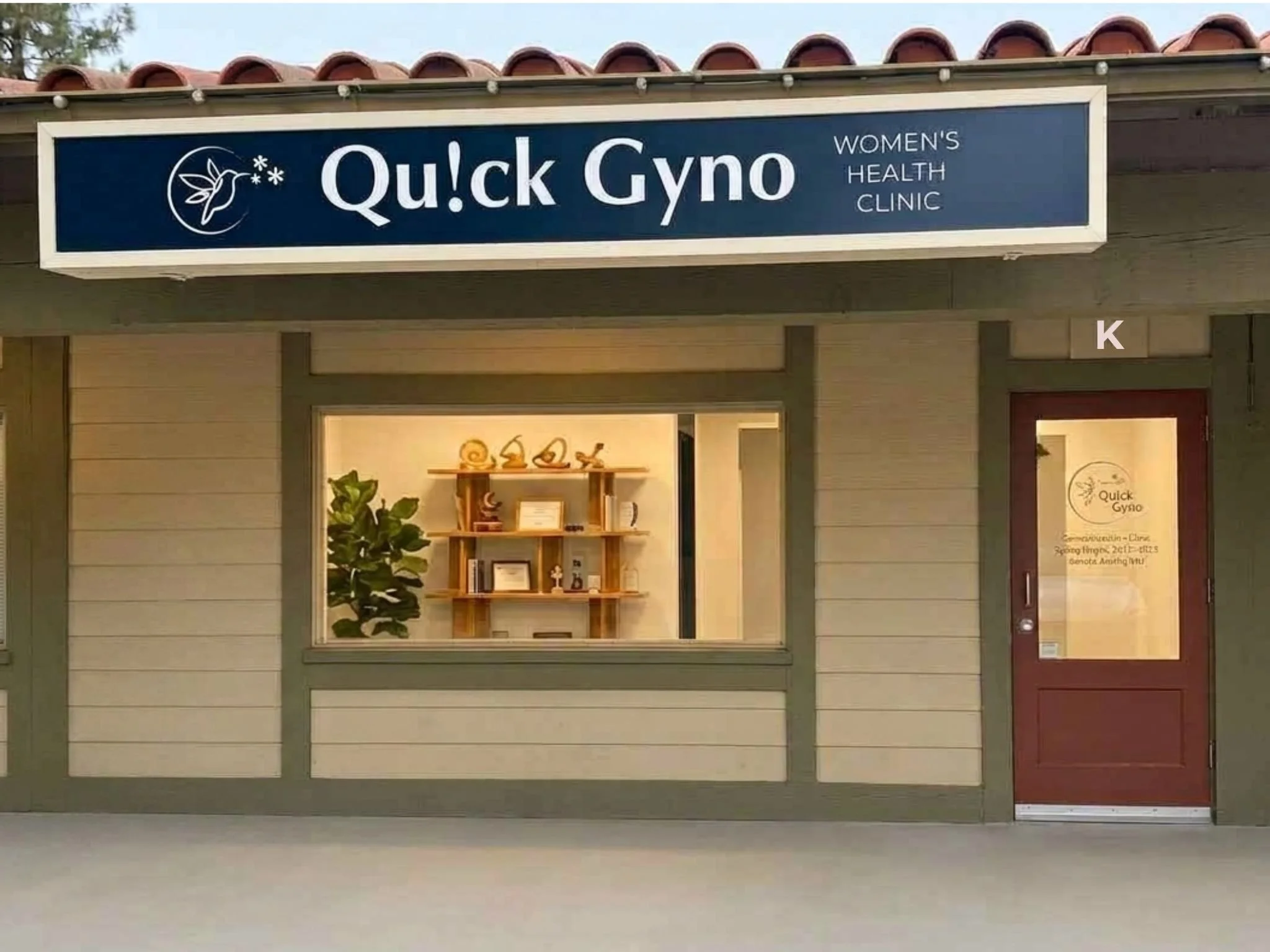 Outside view of the Quick Gyno Office