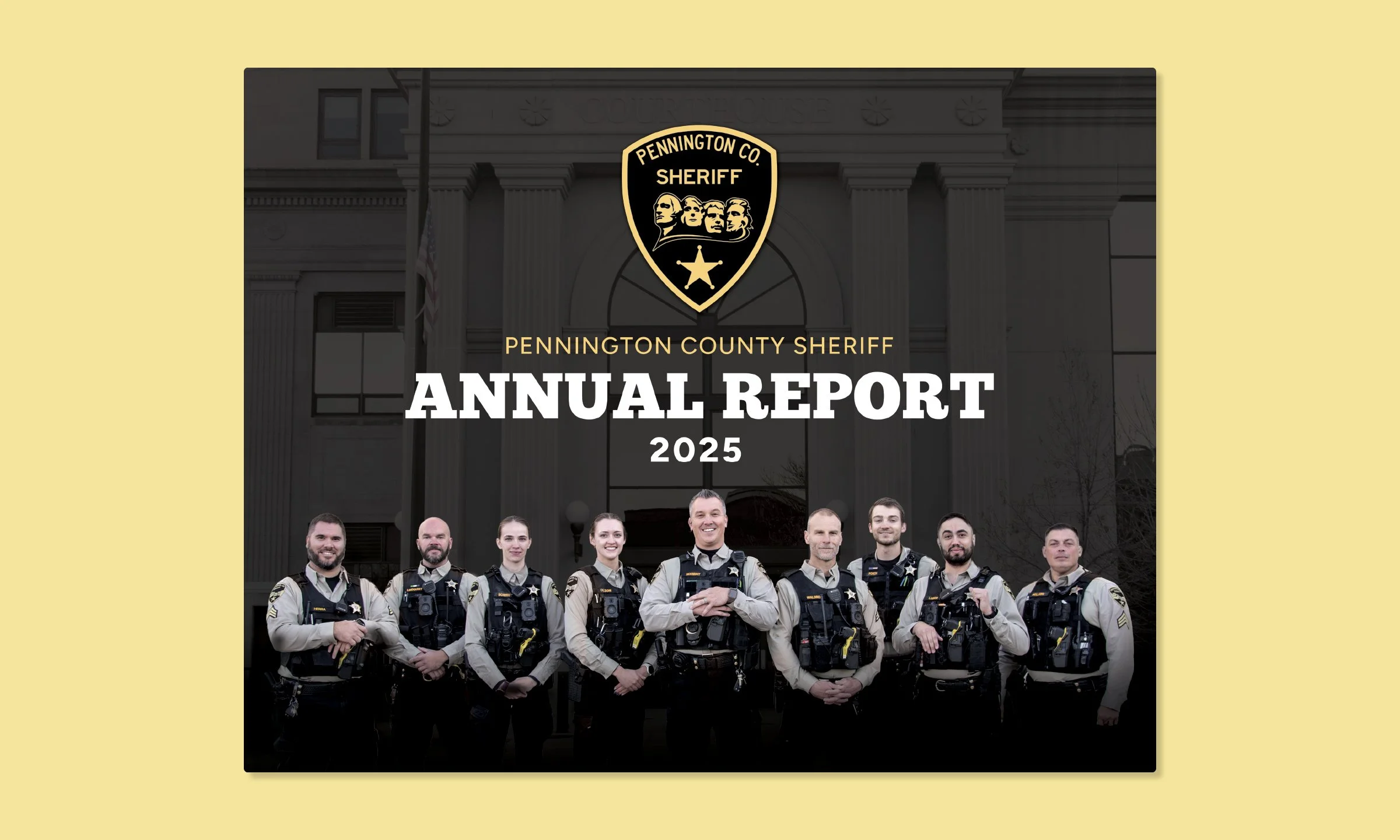 Cover of Pennington County Sheriff's Annual Report