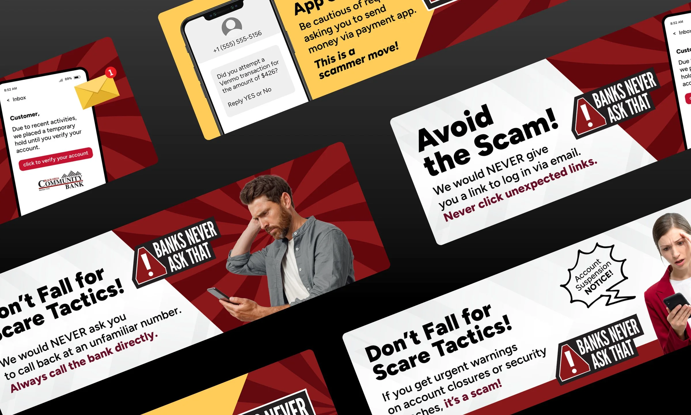 Black Hills Community Bank Web Sliders