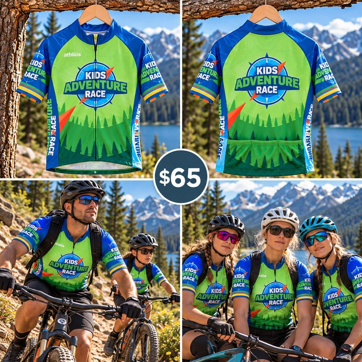 Kids Adventure Race Bike Jersey
