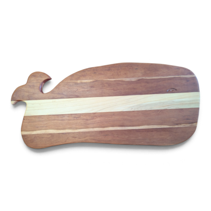 Whale-Shaped Cherry Cutting Board