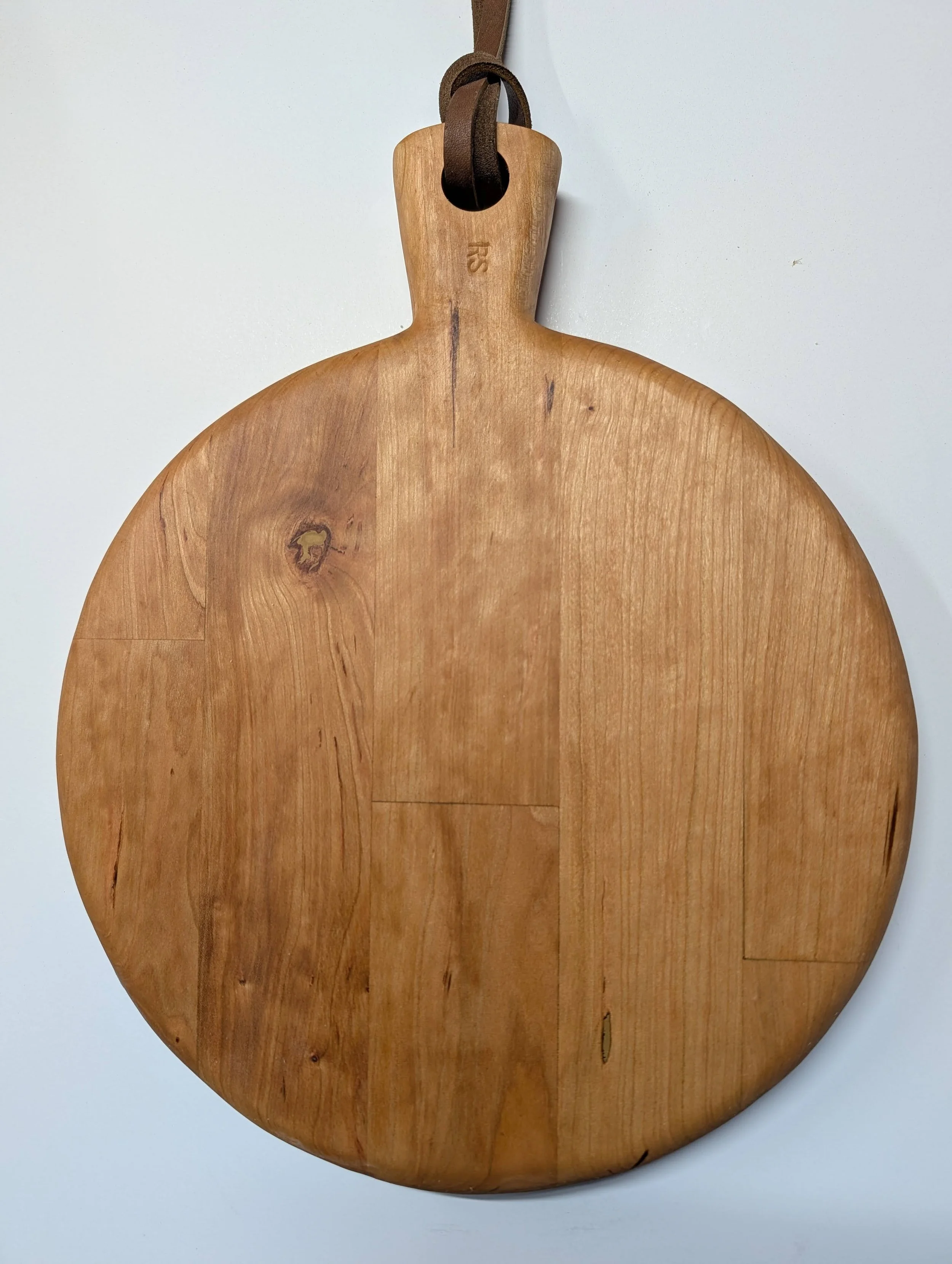 Round Cherry Serving Board