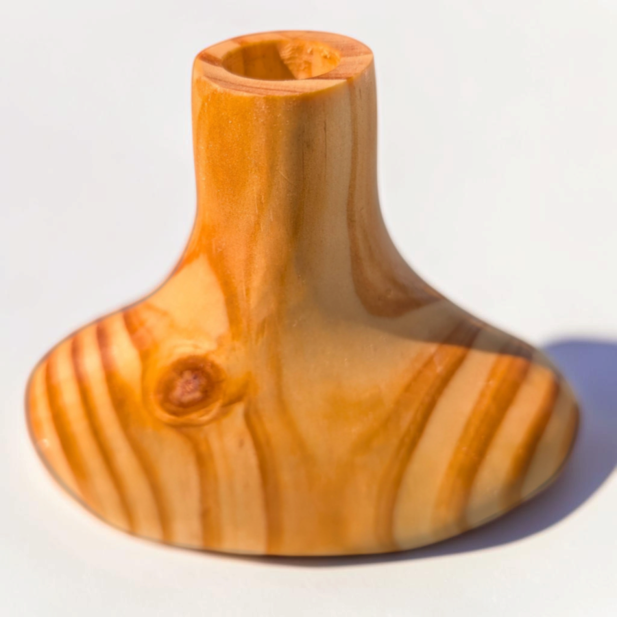 Handmade Wooden Flower Holder