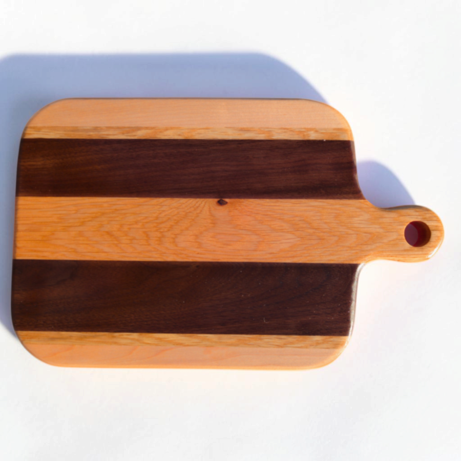 Handcrafted Multi-Wood Cutting Board